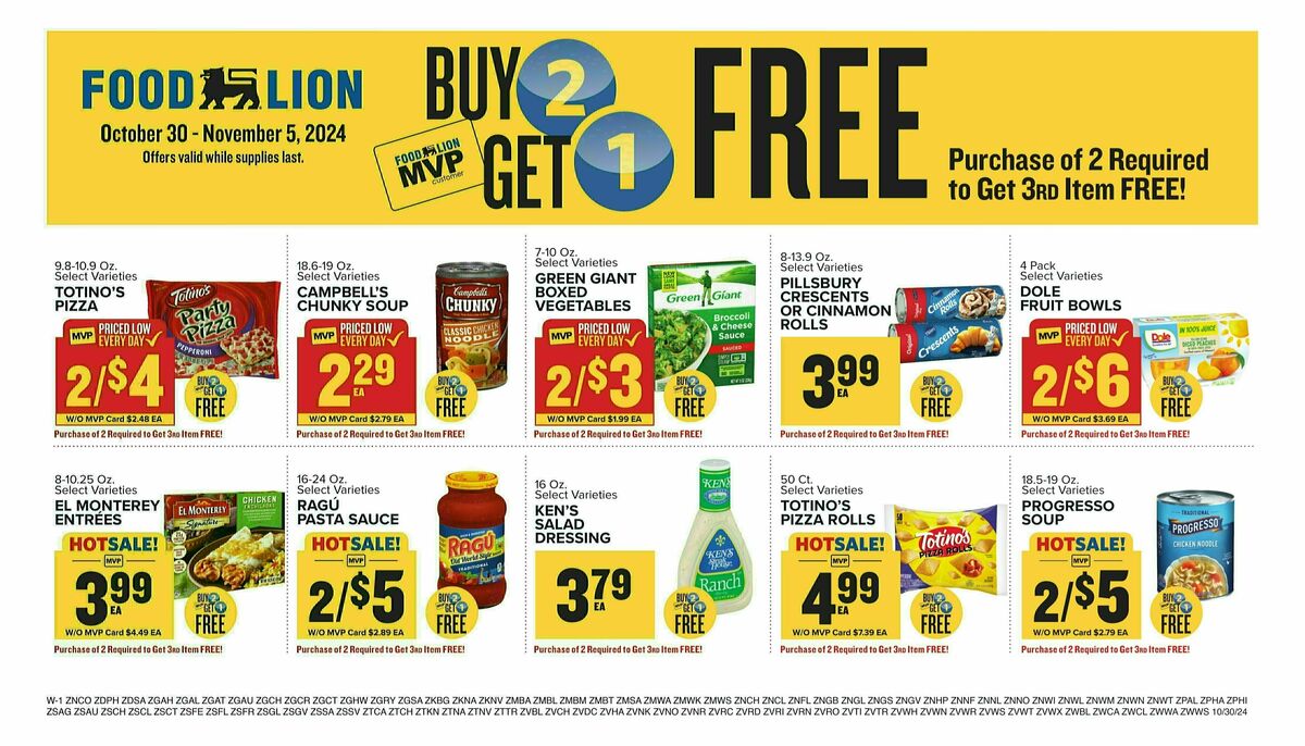 Food Lion Weekly Ad from October 30