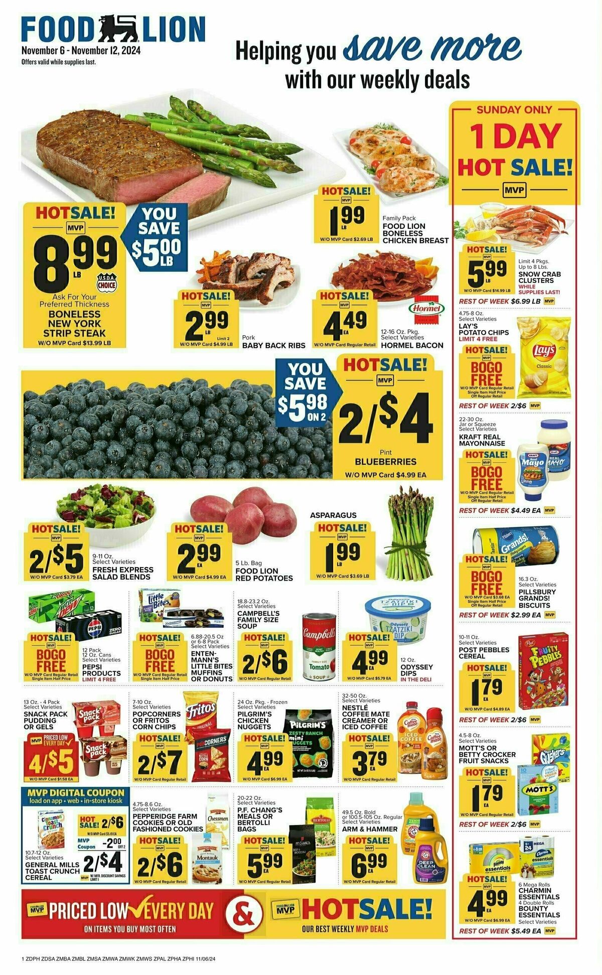 Food Lion Weekly Ad from November 6