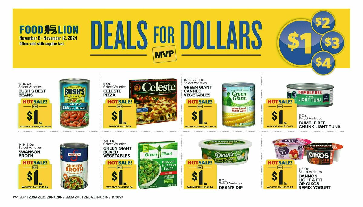 Food Lion Weekly Ad from November 6