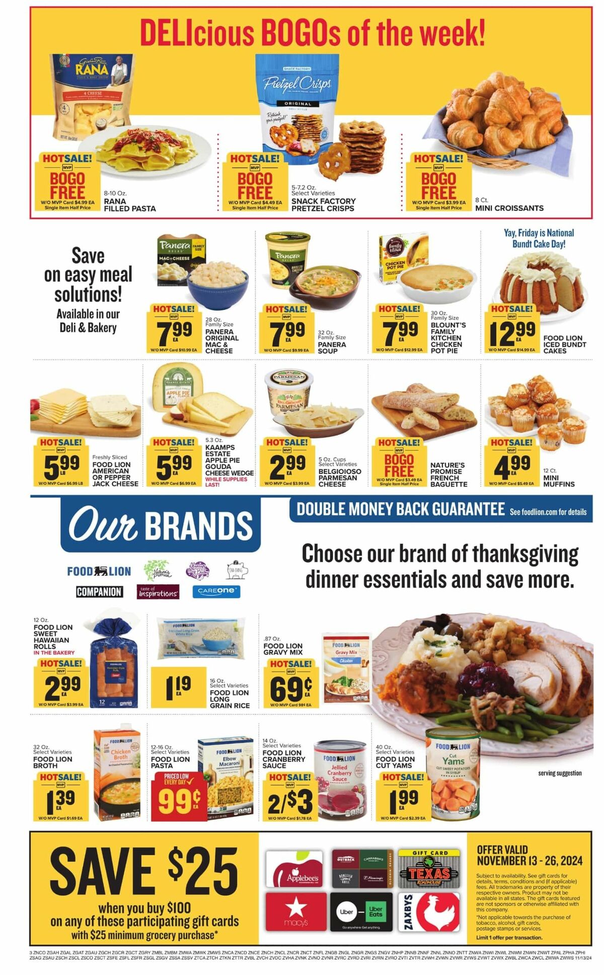 Food Lion Weekly Ad from November 13