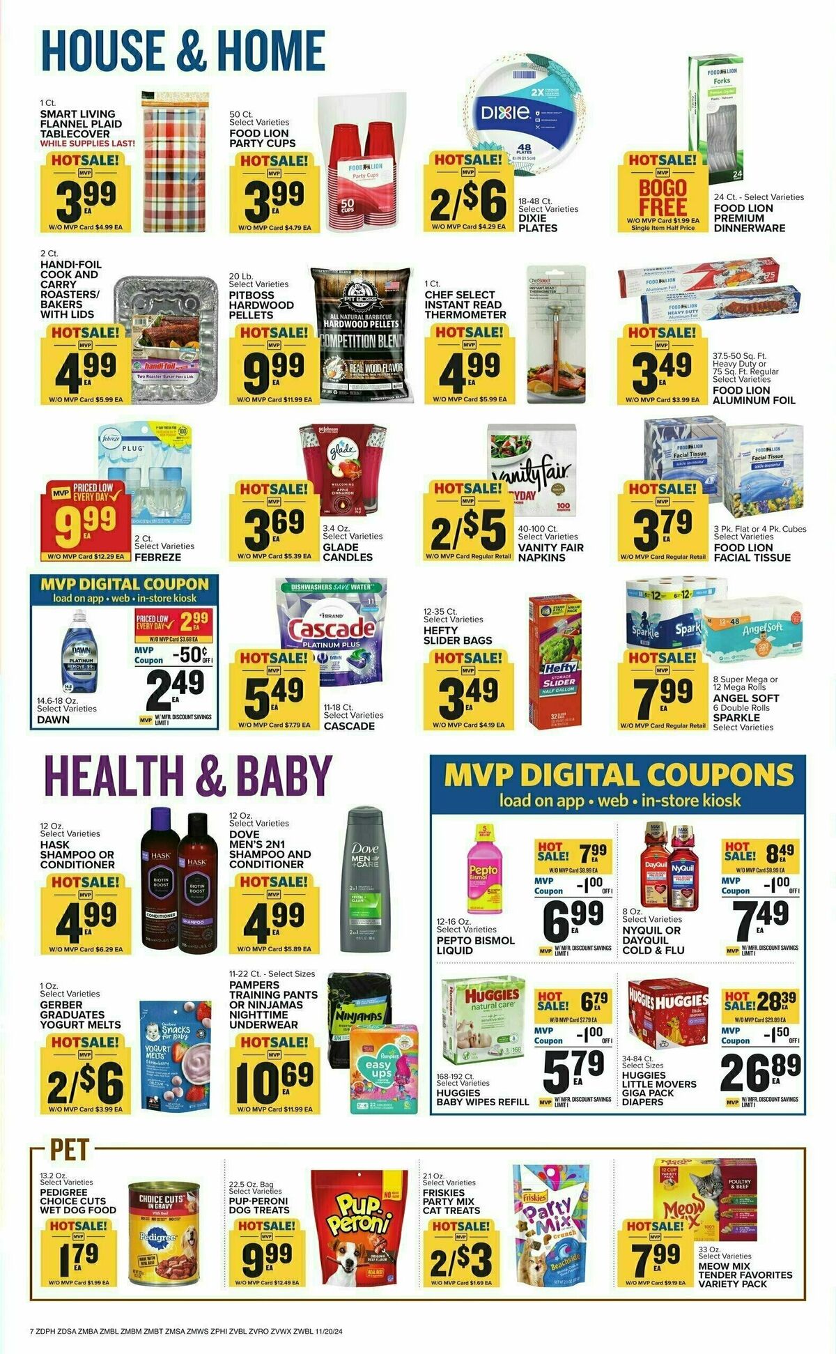 Food Lion Weekly Ad from November 20