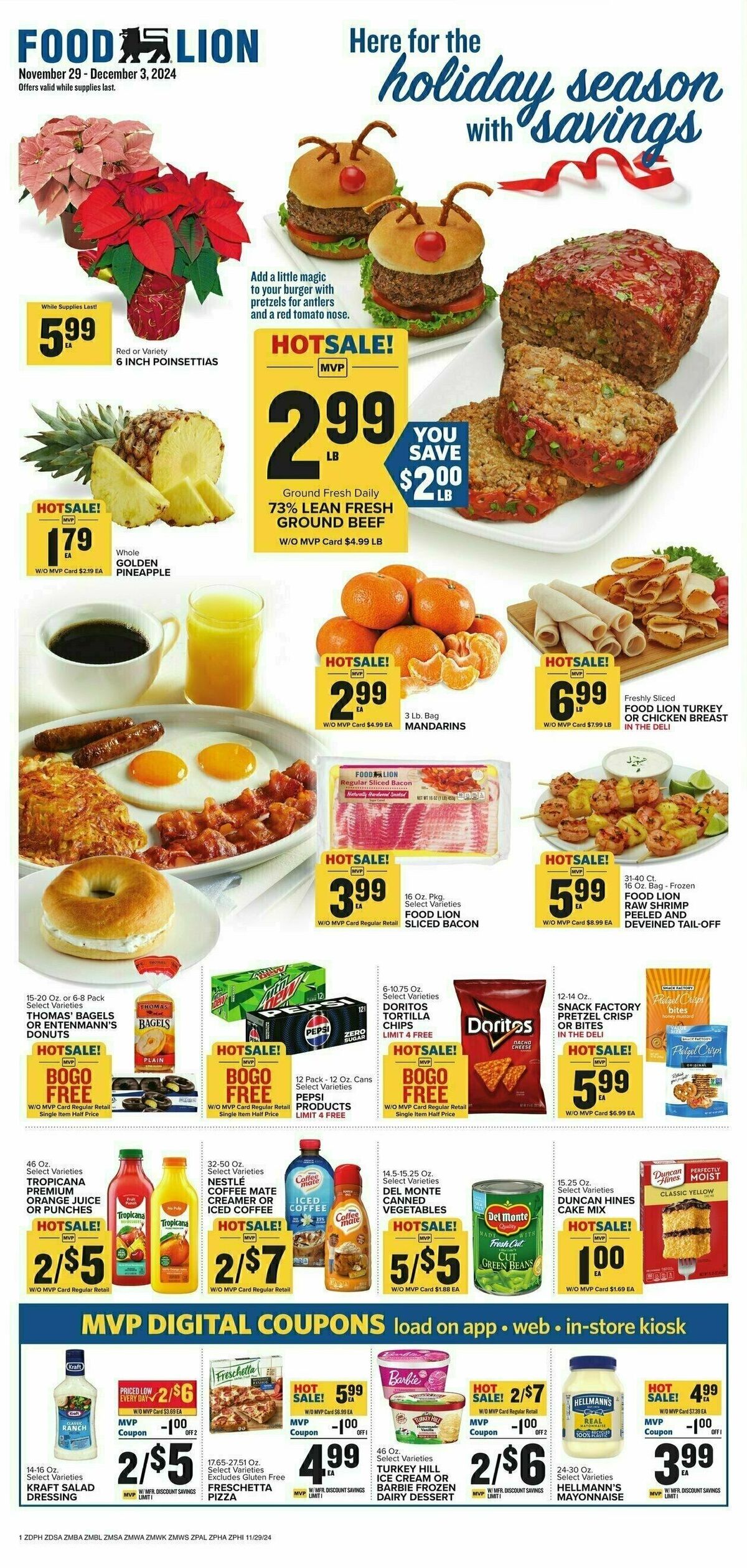 Food Lion Weekly Ad from November 29