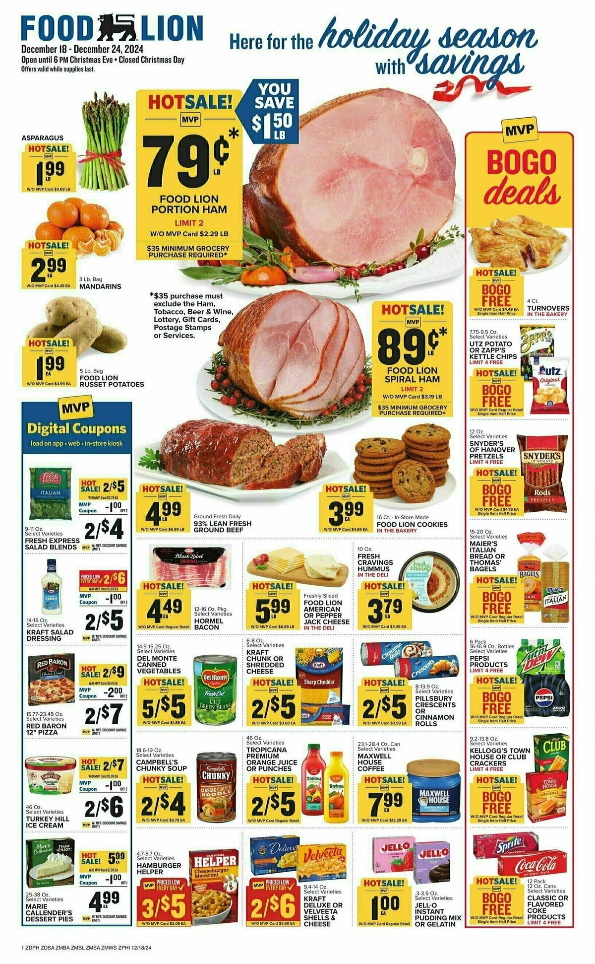 Food Lion Weekly Ad from December 18