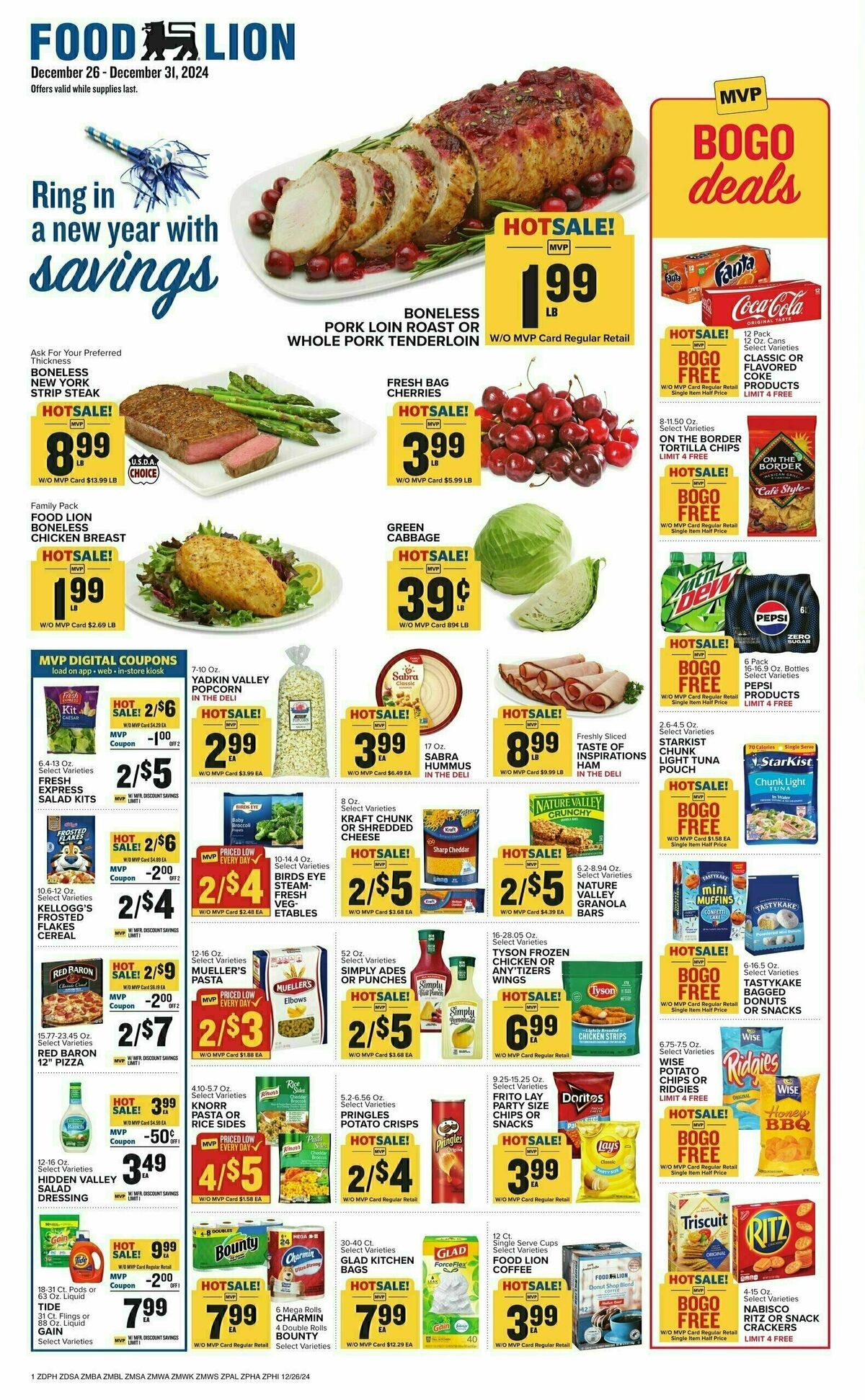 Food Lion Weekly Ad from December 26