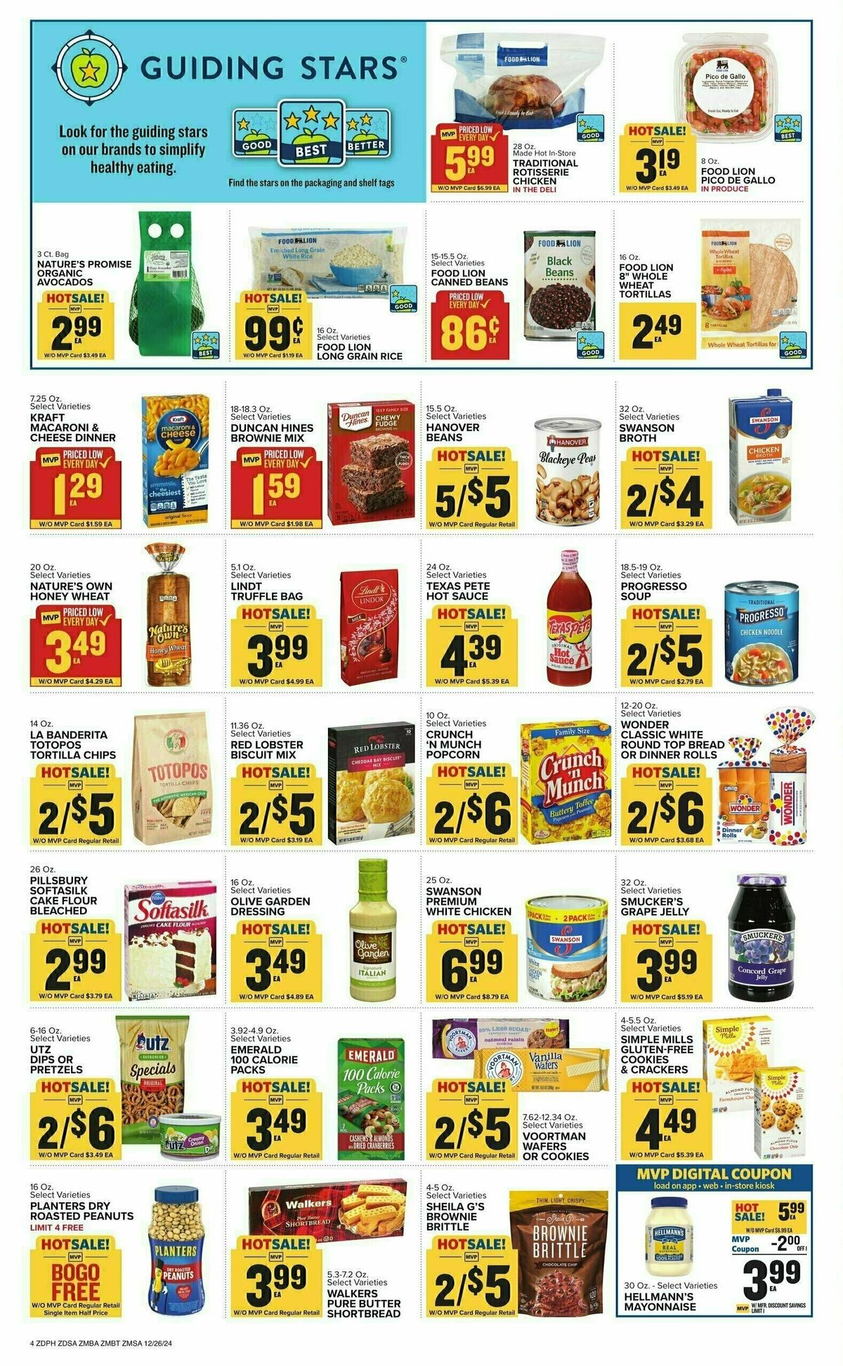 Food Lion Weekly Ad from December 26