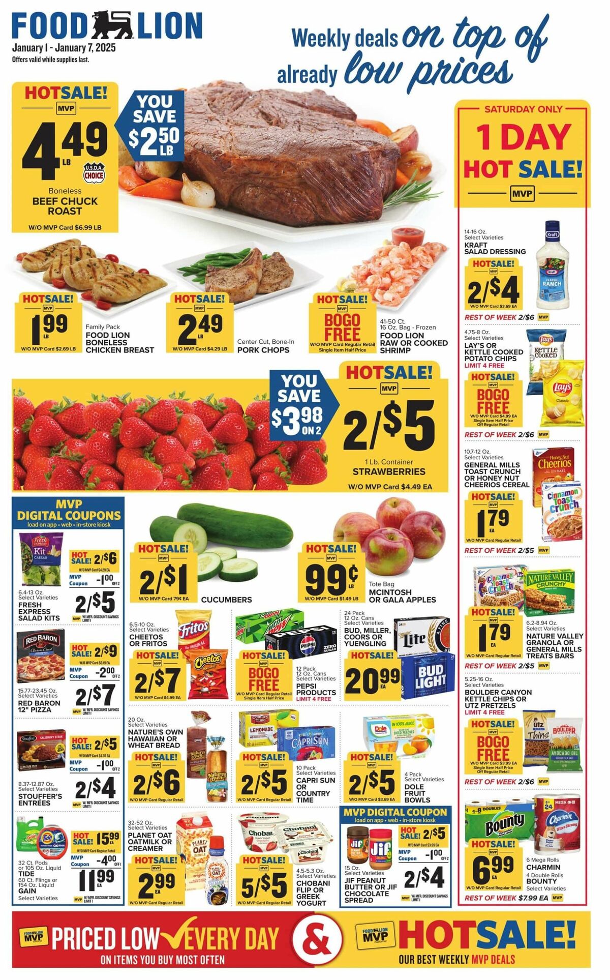 Food Lion Weekly Ad from January 1