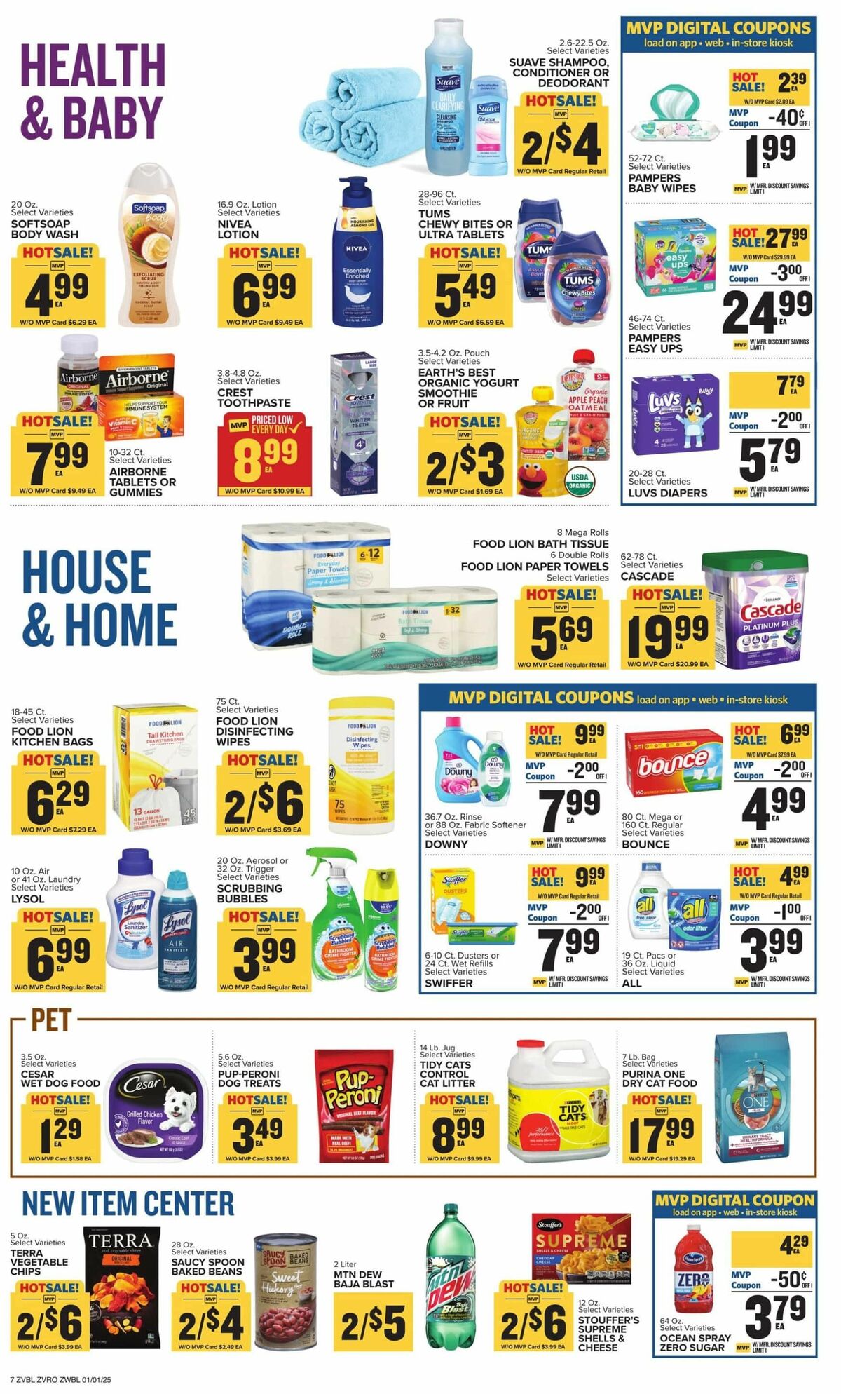 Food Lion Weekly Ad from January 1