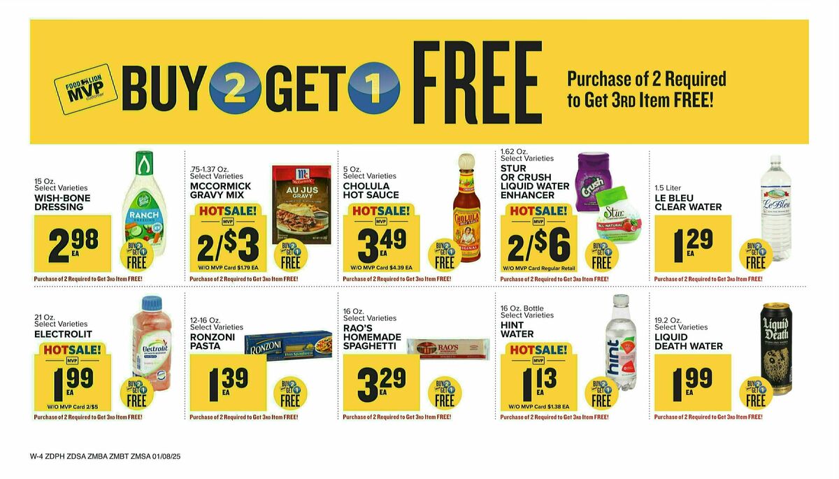 Food Lion Weekly Ad from January 8