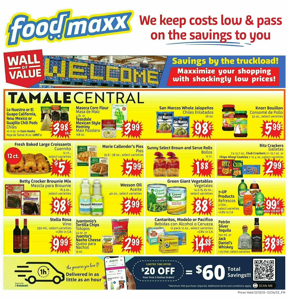 Food Maxx Weekly Ad from December 13