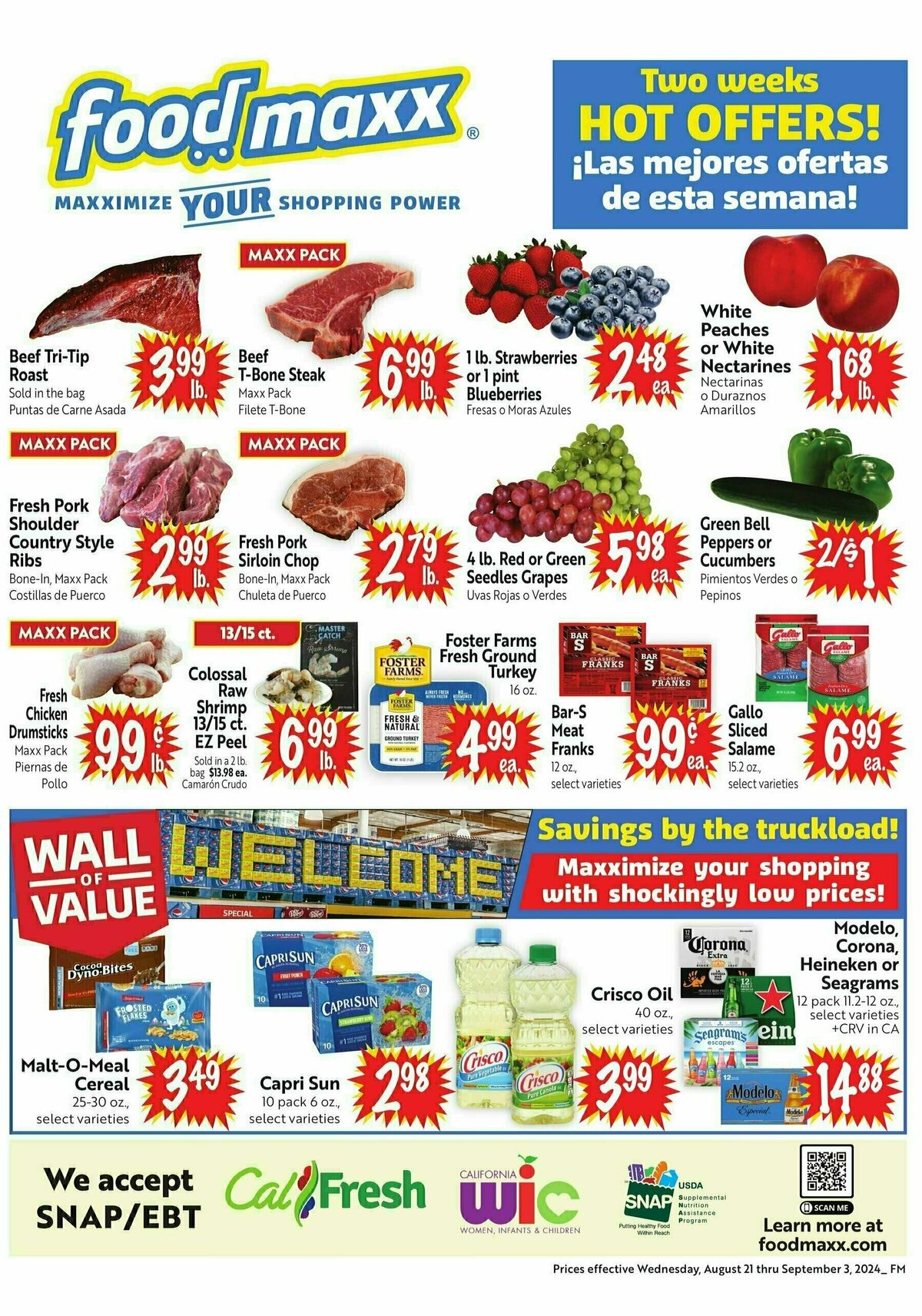 Food Maxx Weekly Ad from August 21