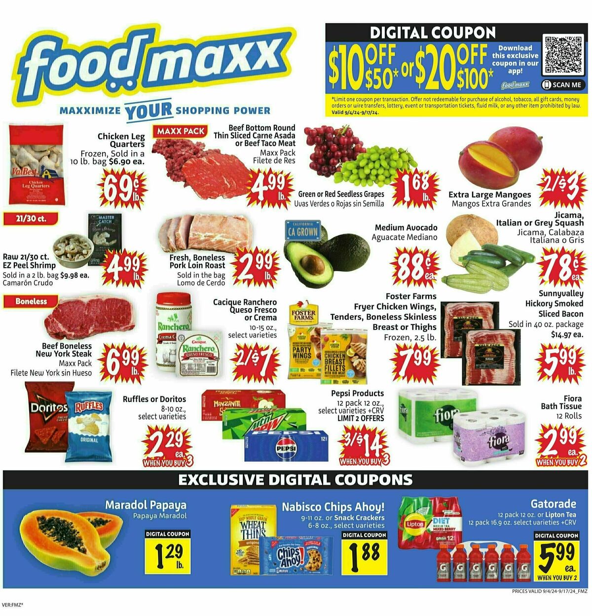 Food Maxx Weekly Ad from September 4