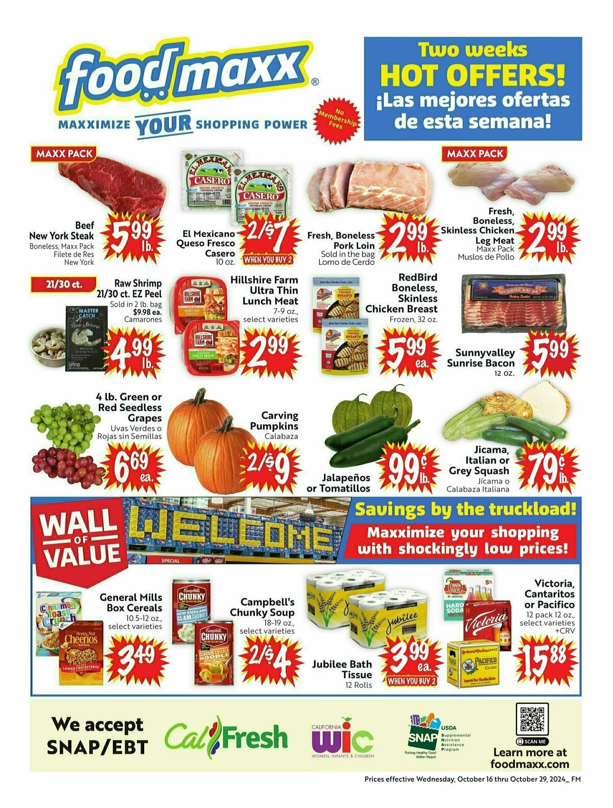 Food Maxx Weekly Ad from October 16