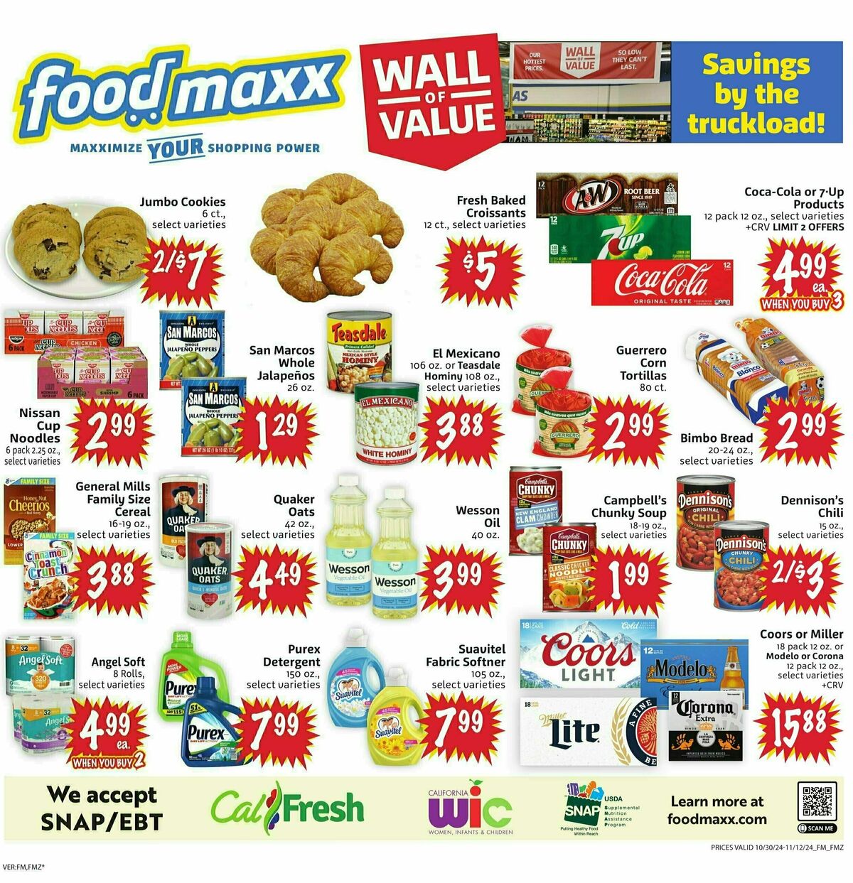 Food Maxx Weekly Ad from October 30