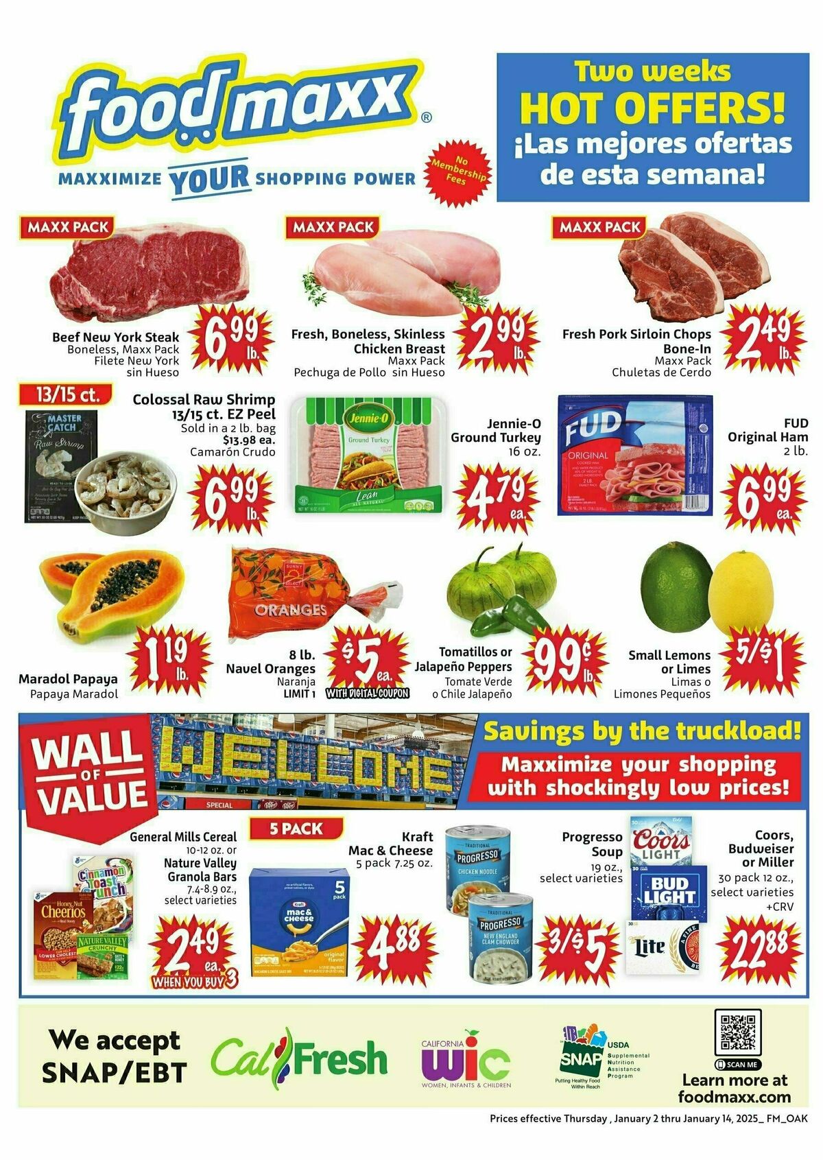 Food Maxx Weekly Ad from January 2