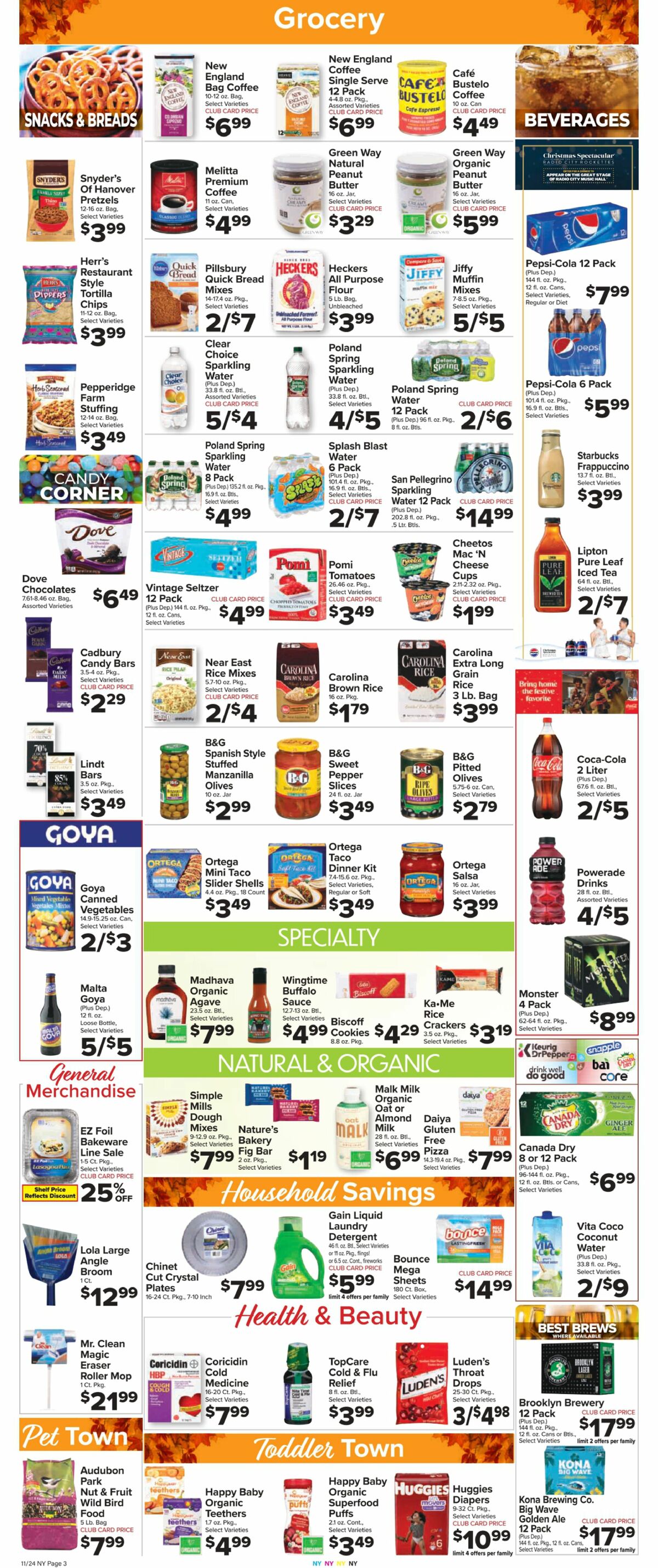 Food Town Weekly Ad from November 24