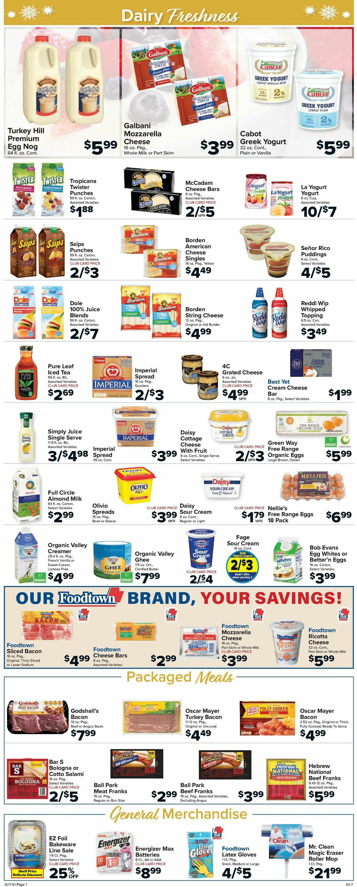 Food Town Weekly Ad from December 1