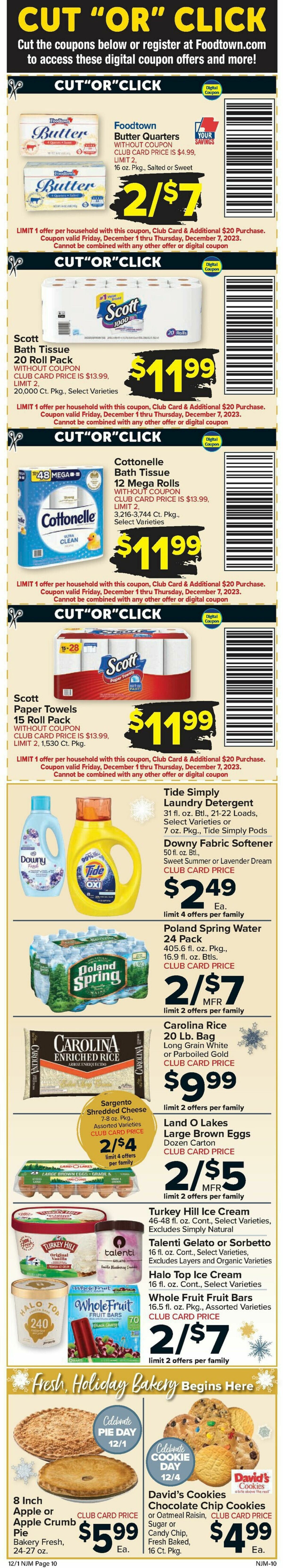 Food Town Weekly Ad from December 1