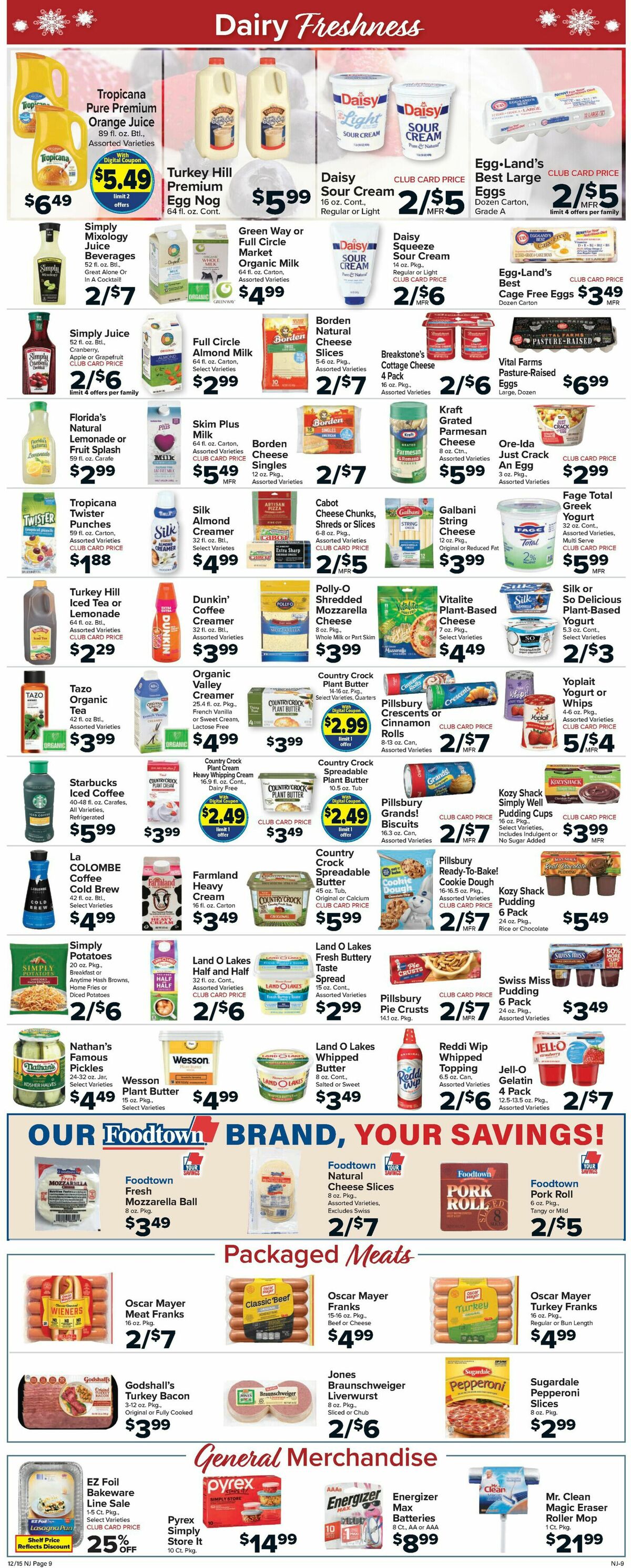 Food Town Weekly Ad from December 15