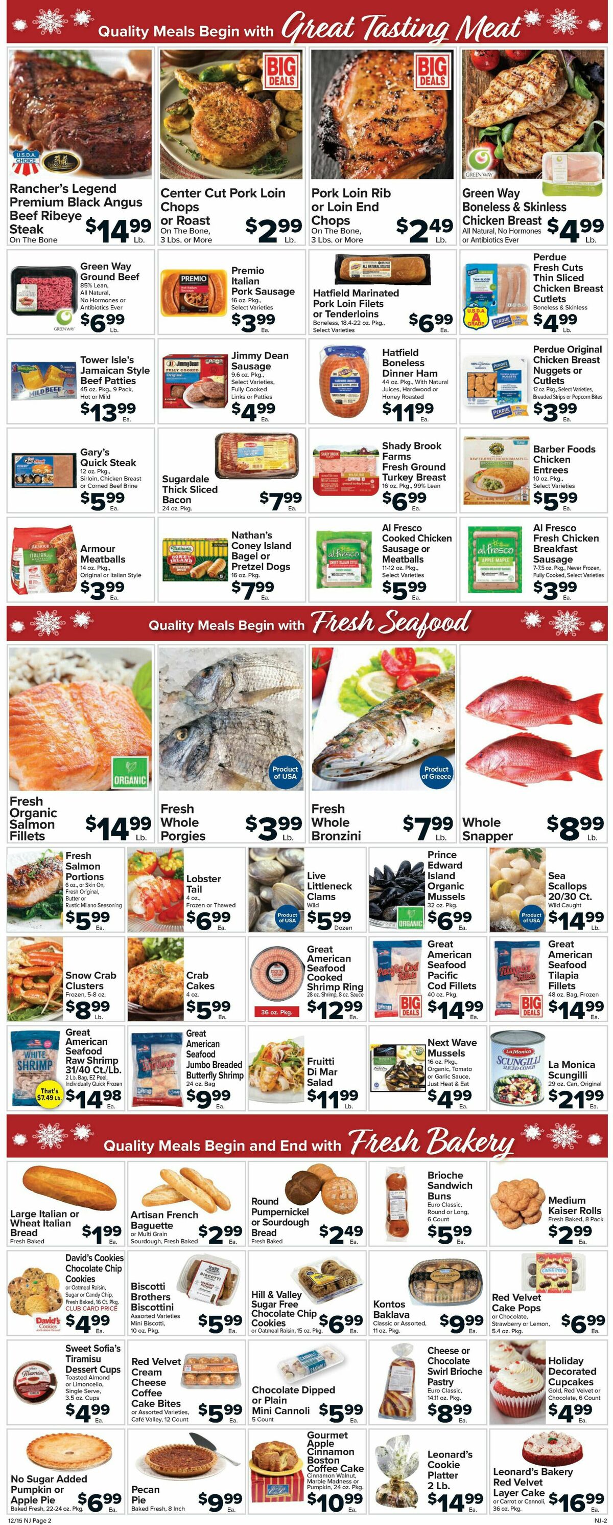 Food Town Weekly Ad from December 15