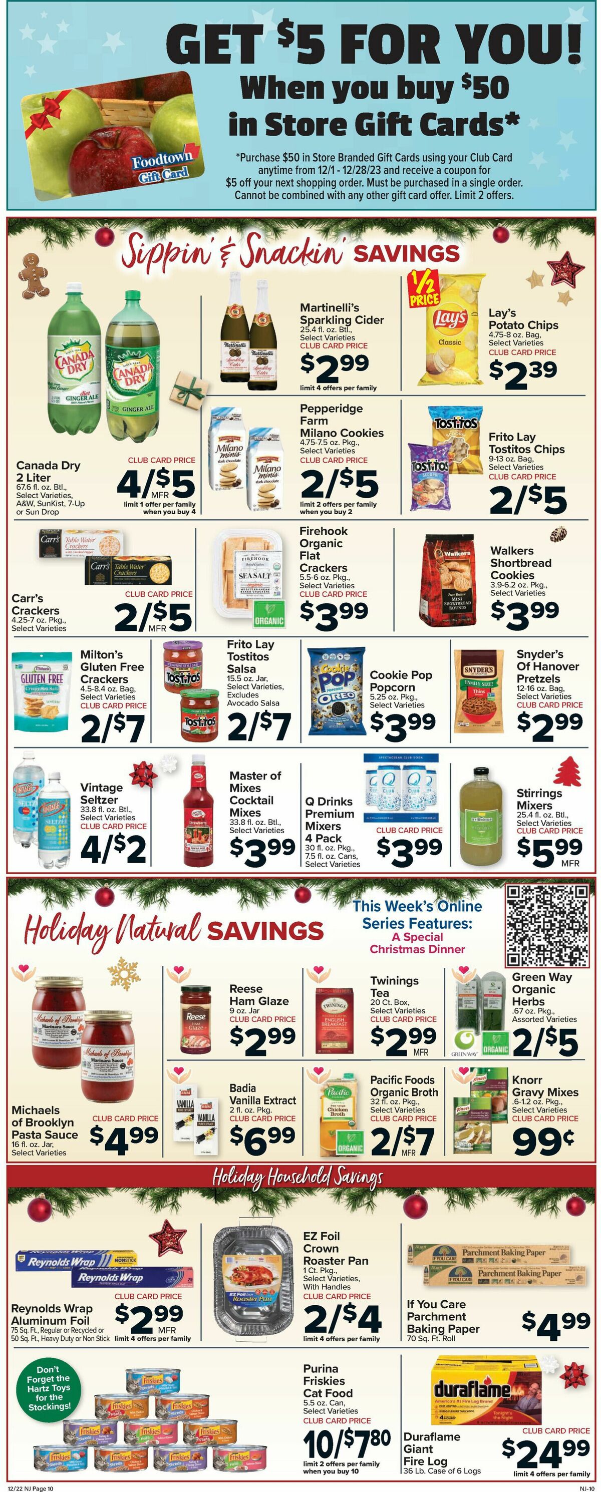 Food Town Weekly Ad from December 22