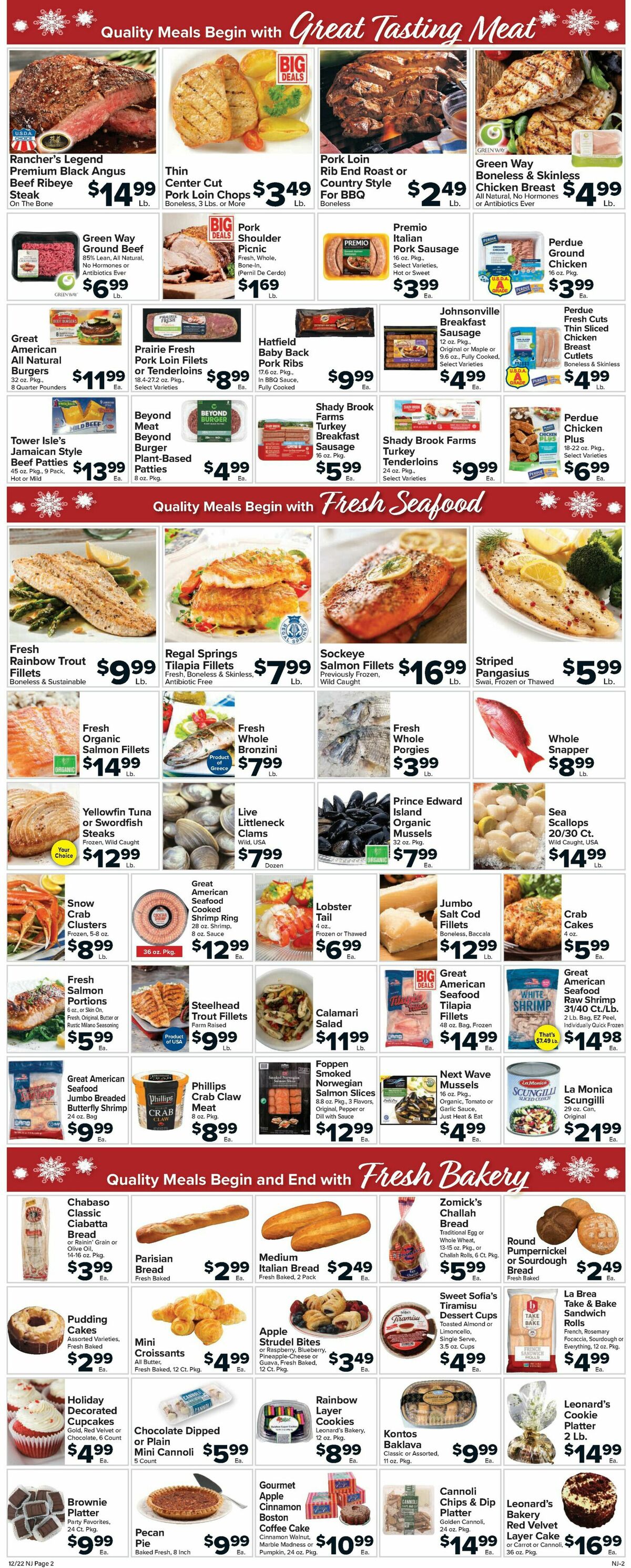 Food Town Weekly Ad from December 22