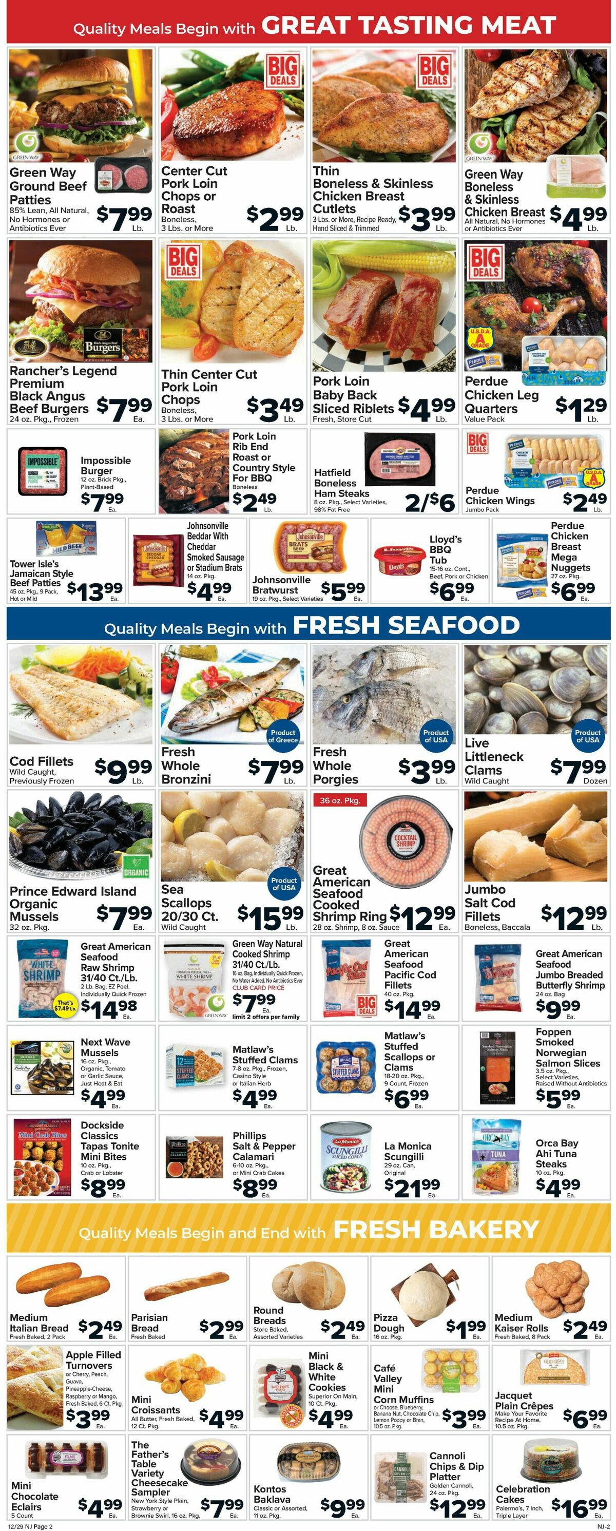 Food Town Weekly Ad from December 29