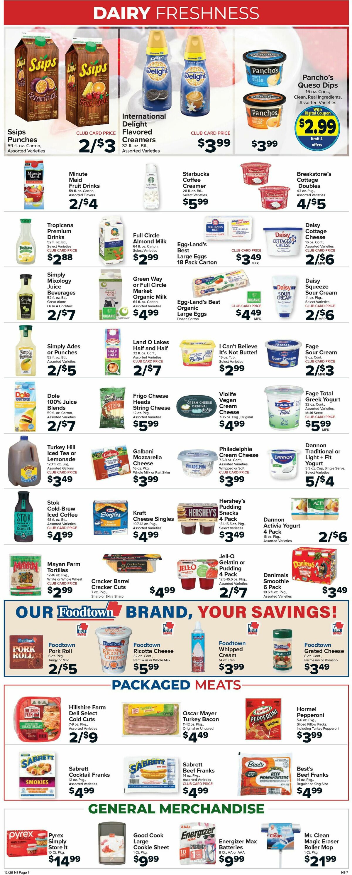 Food Town Weekly Ad from December 29