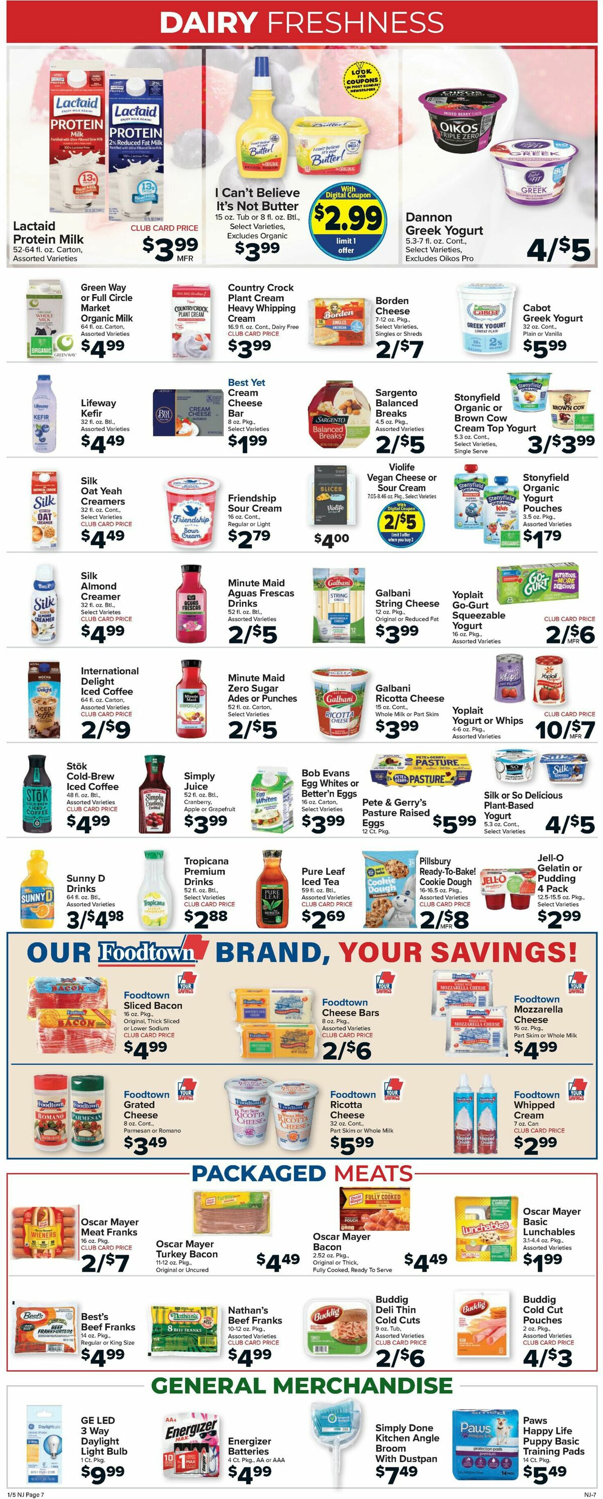 Food Town Weekly Ad from January 5