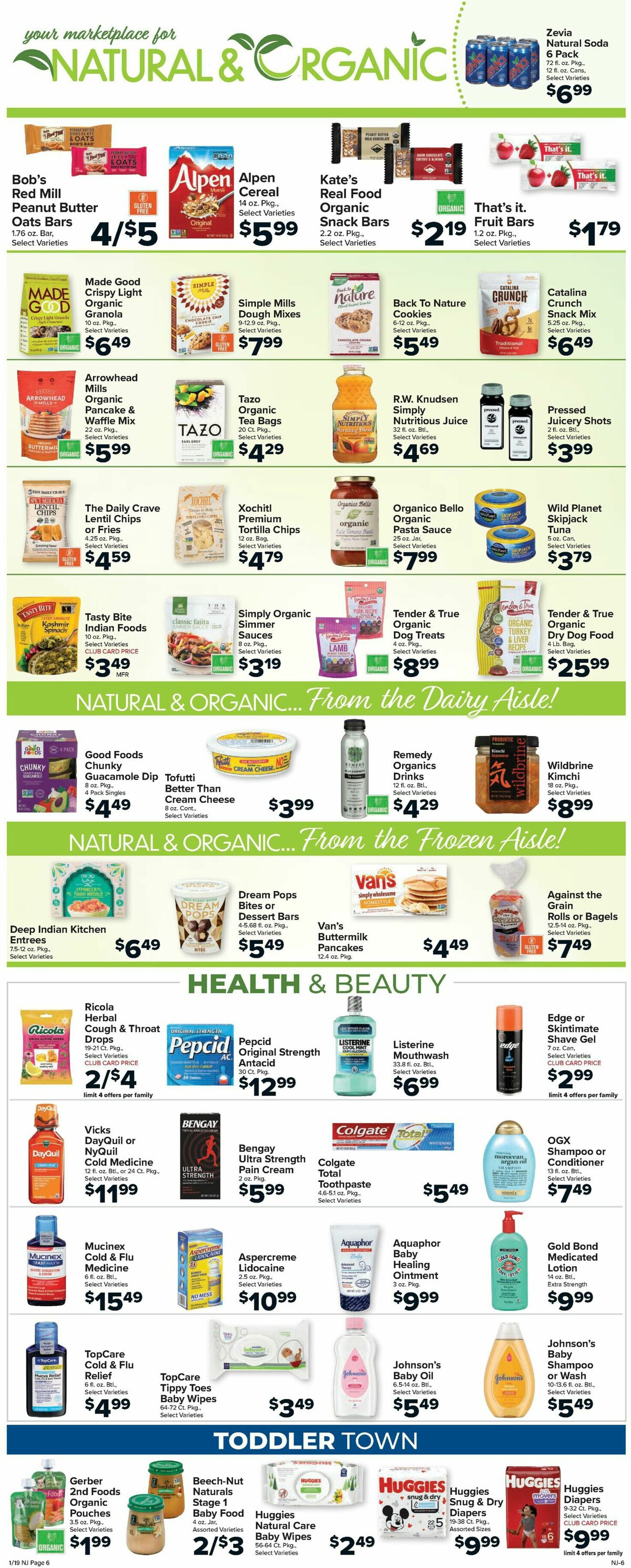 Food Town Weekly Ad from January 19