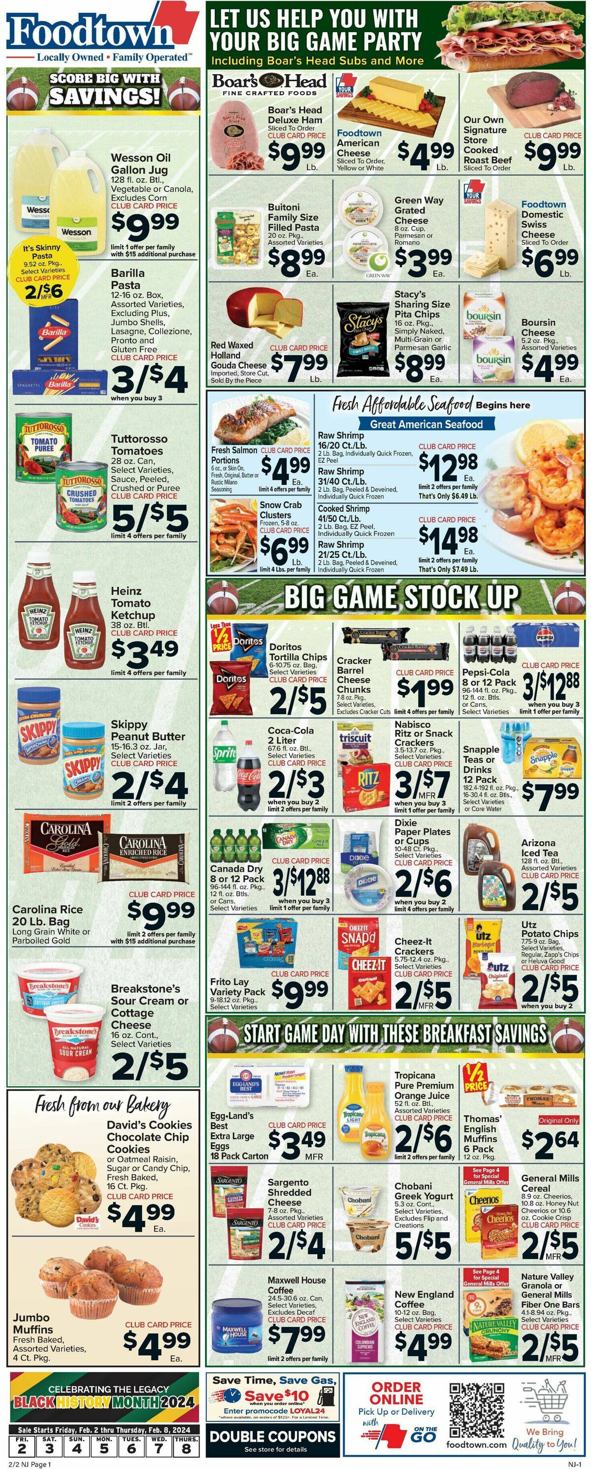 Food Town Weekly Ad from February 2