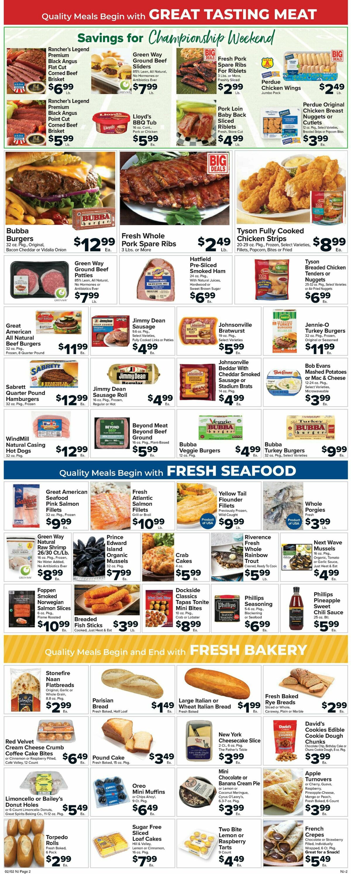 Food Town Weekly Ad from February 2