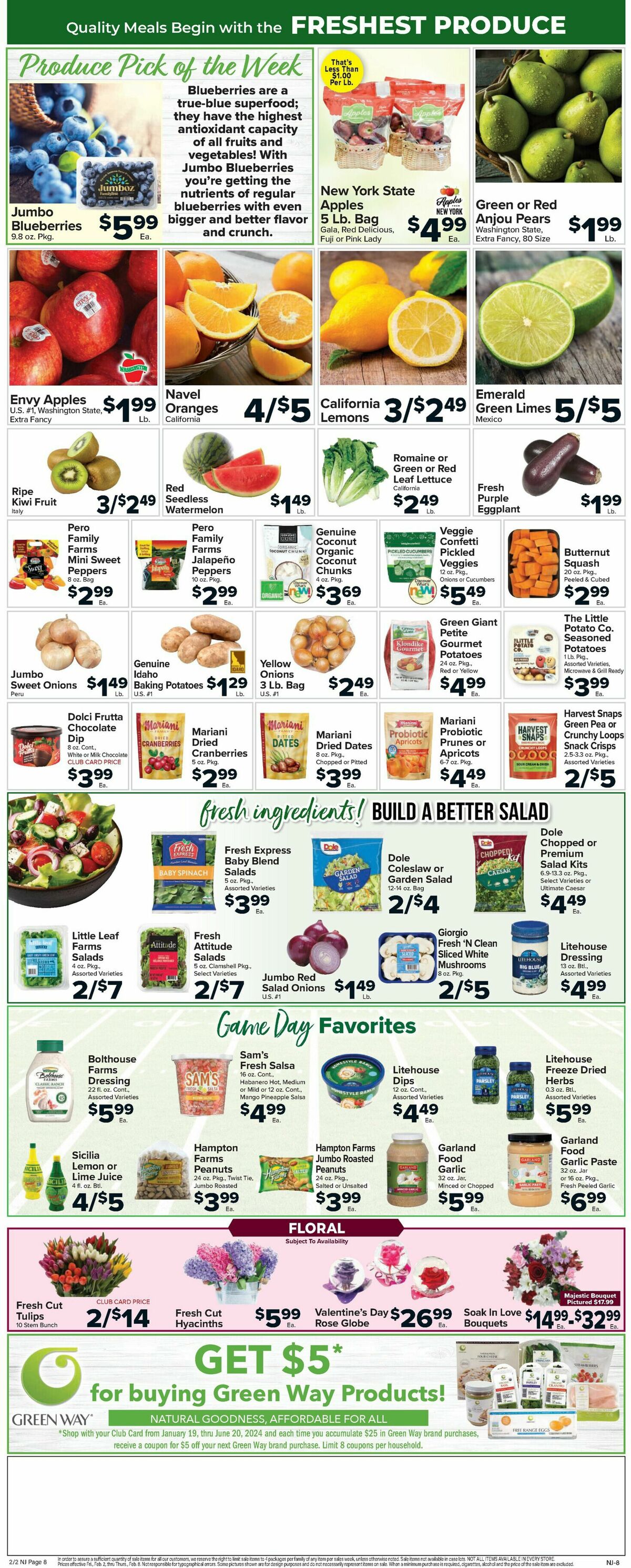 Food Town Weekly Ad from February 2