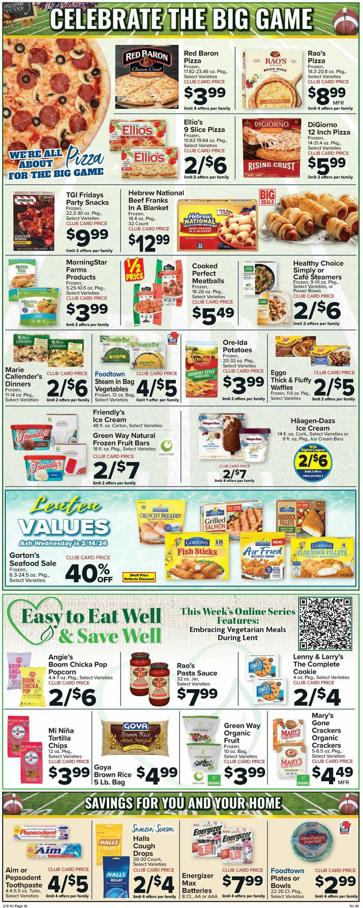 Food Town Weekly Ad from February 9