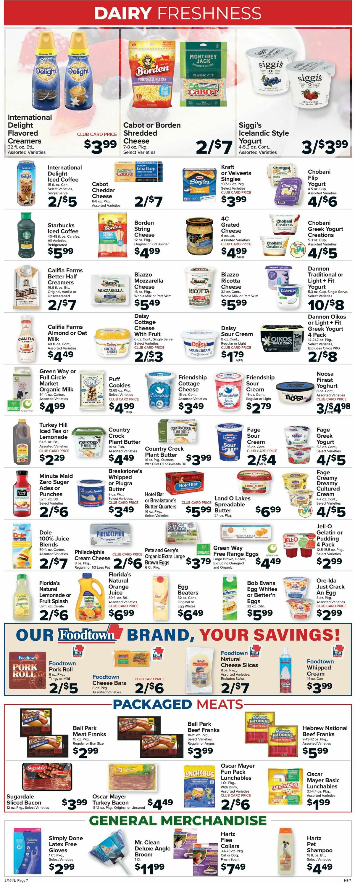 Food Town Weekly Ad from February 16