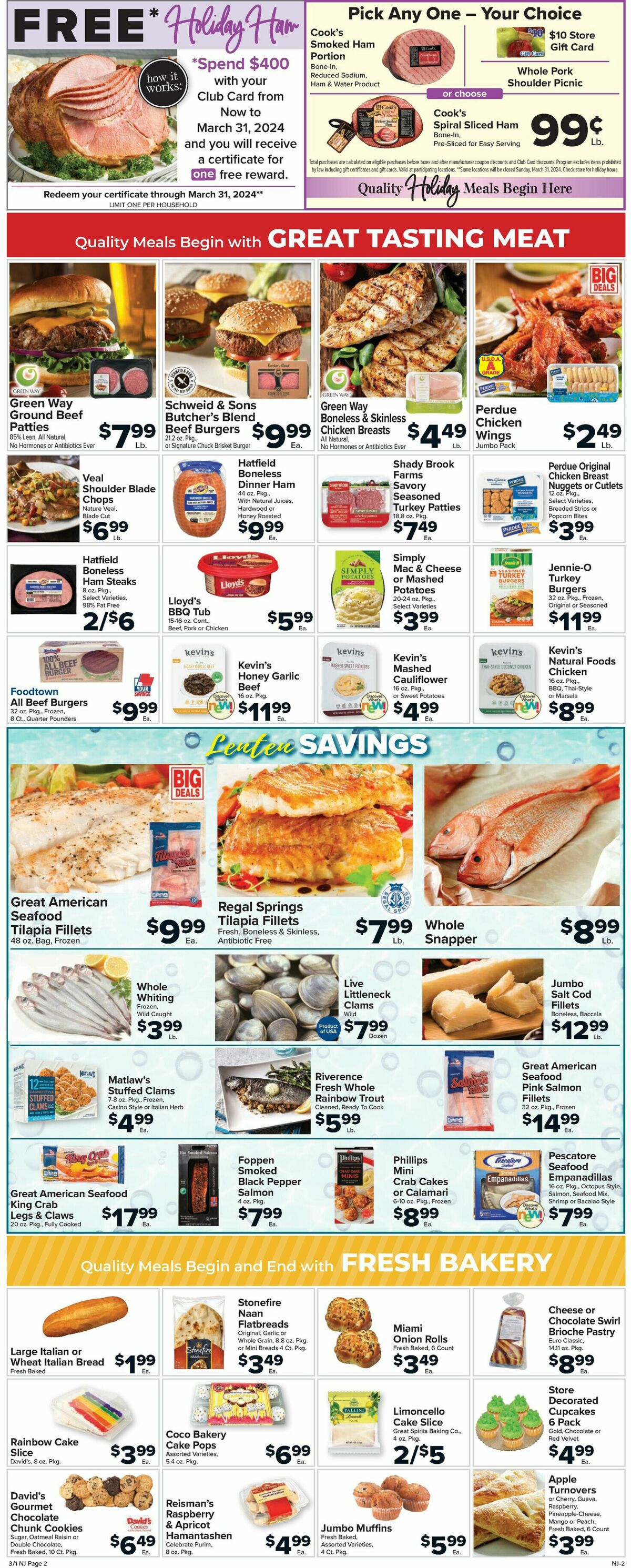 Food Town Weekly Ad from March 1