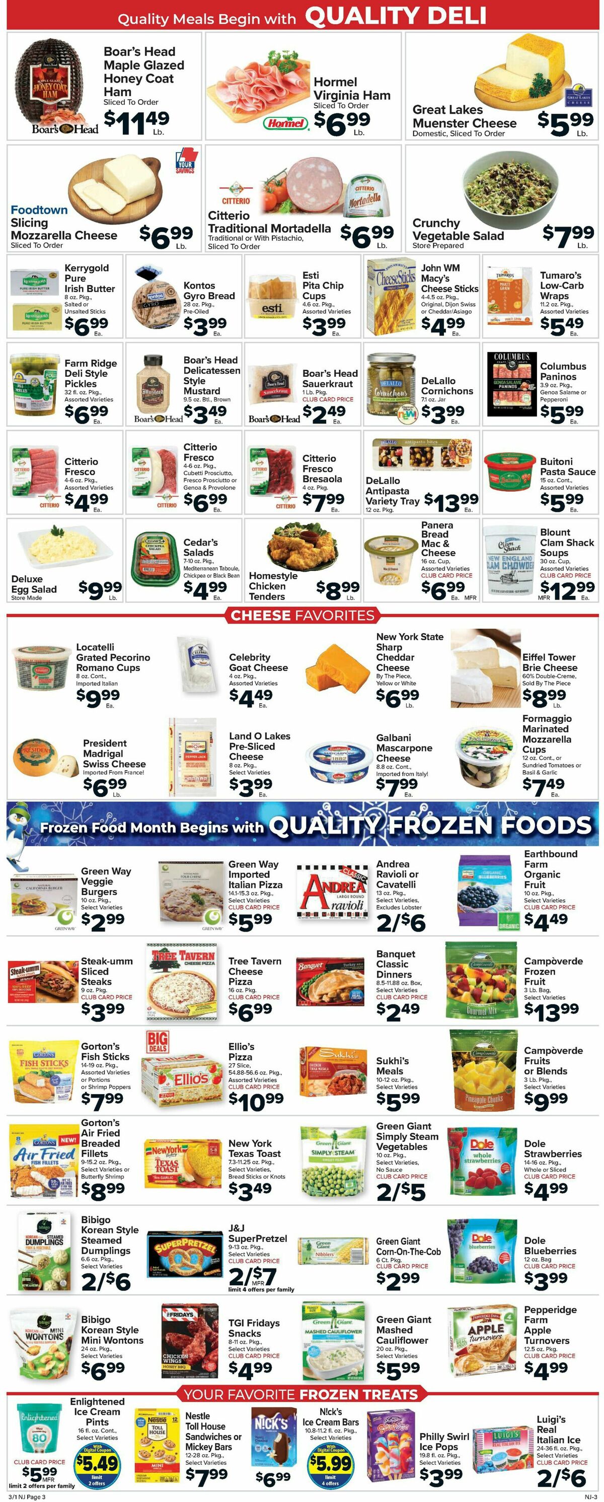 Food Town Weekly Ad from March 1