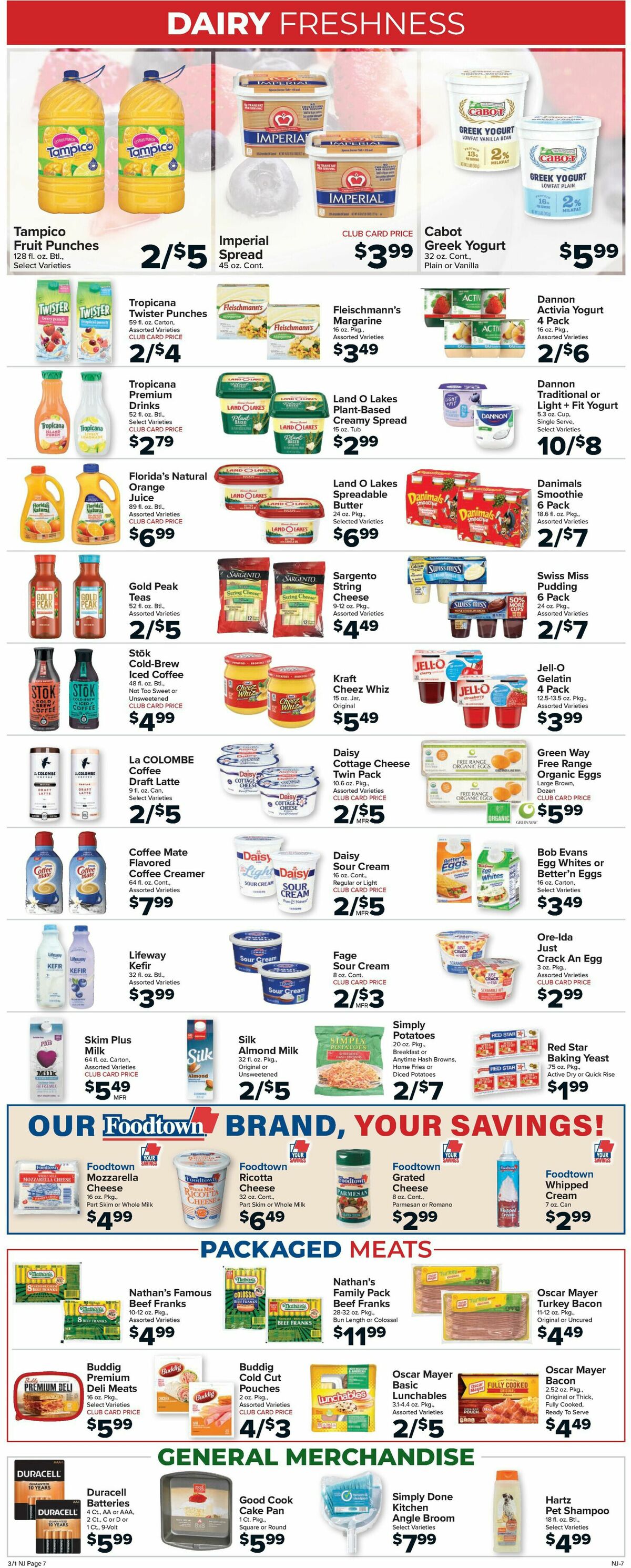 Food Town Weekly Ad from March 1