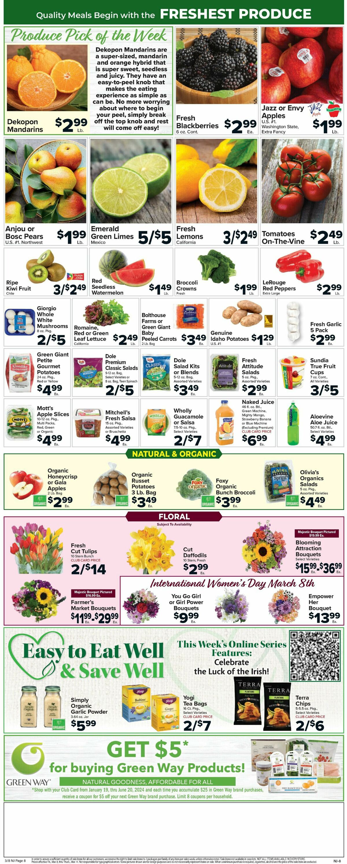 Food Town Weekly Ad from March 8