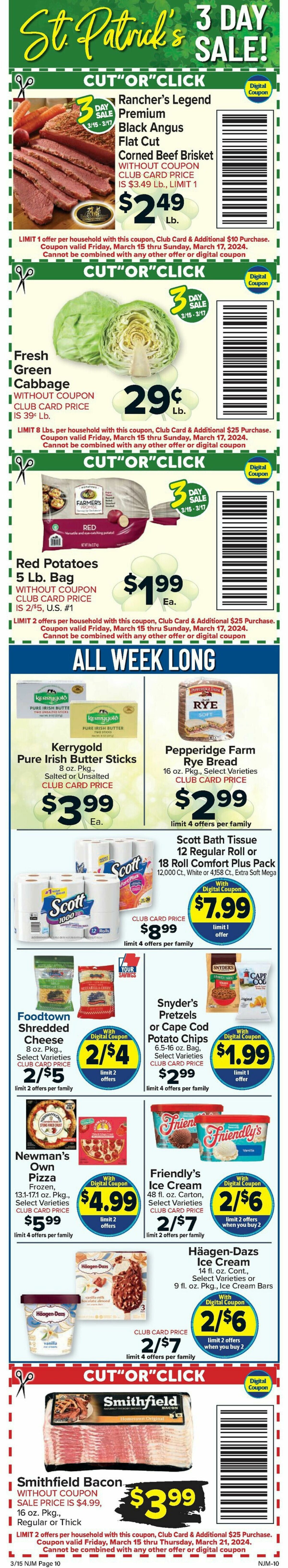 Food Town Weekly Ad from March 15