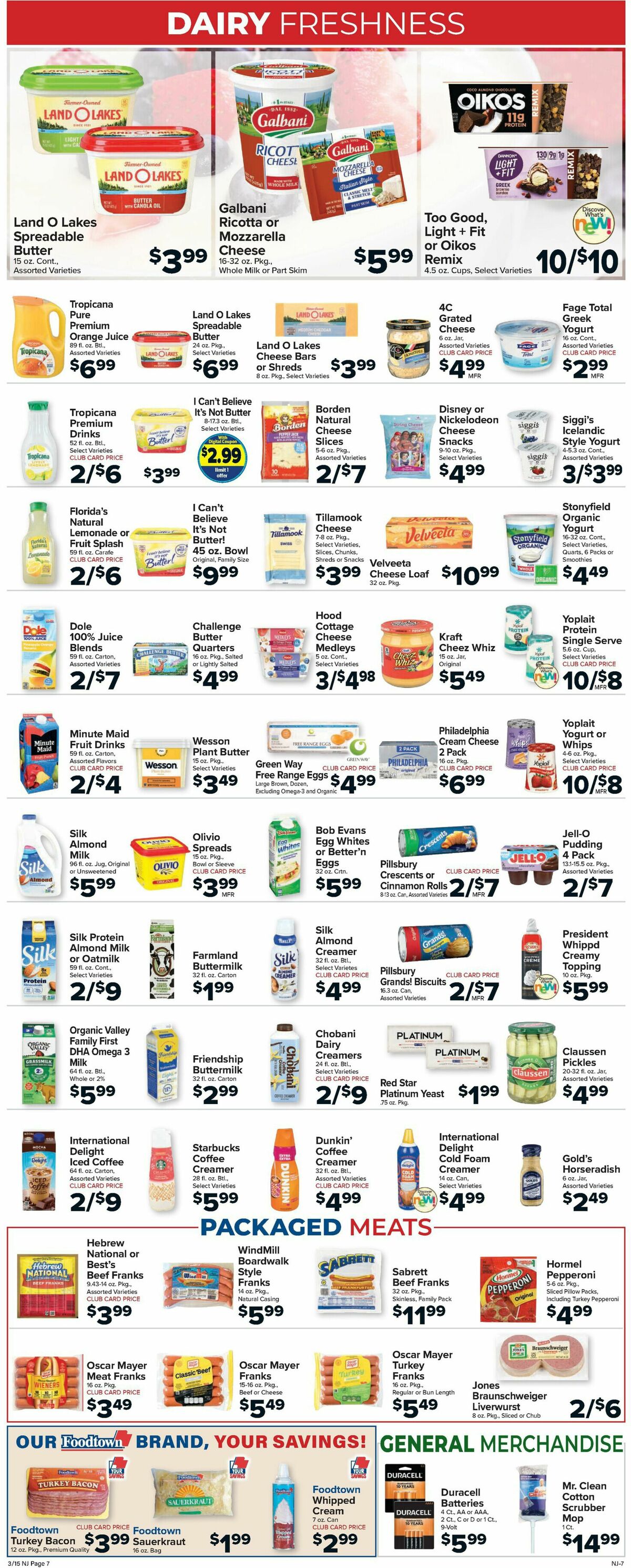 Food Town Weekly Ad from March 15