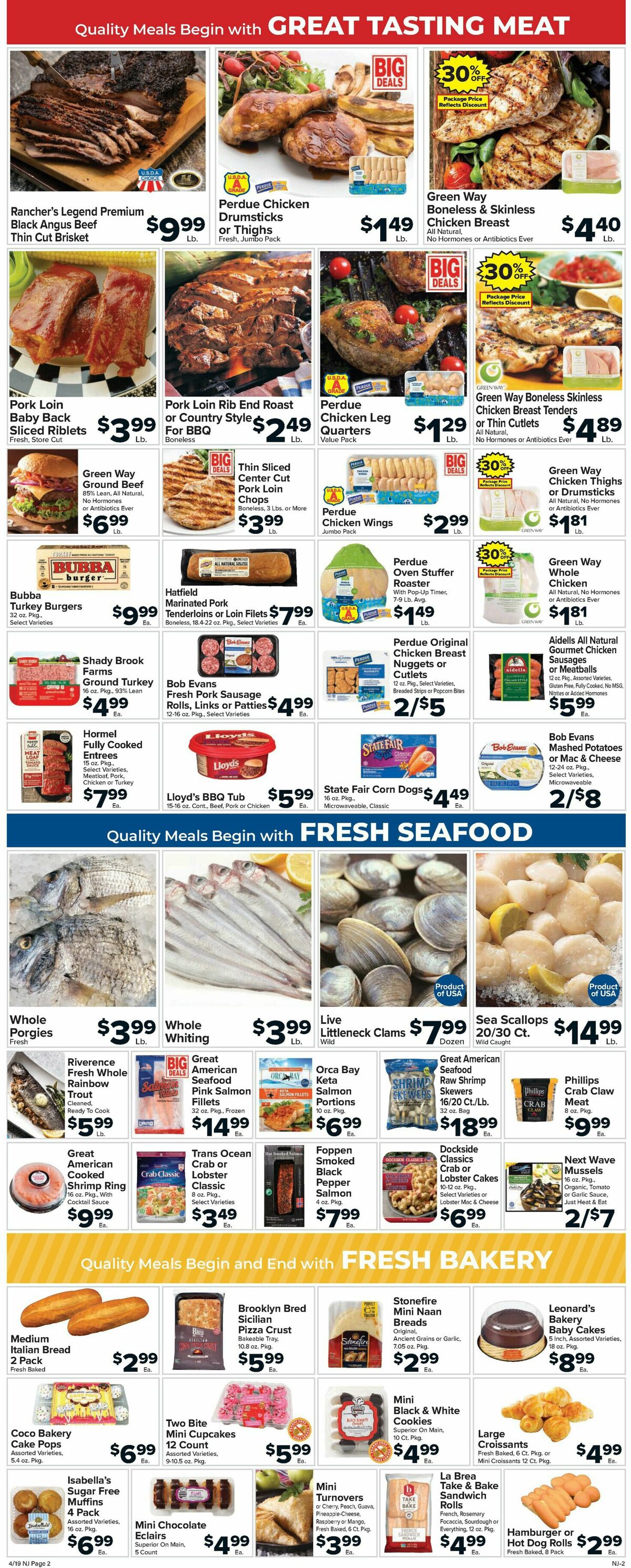 Food Town Weekly Ad from April 19