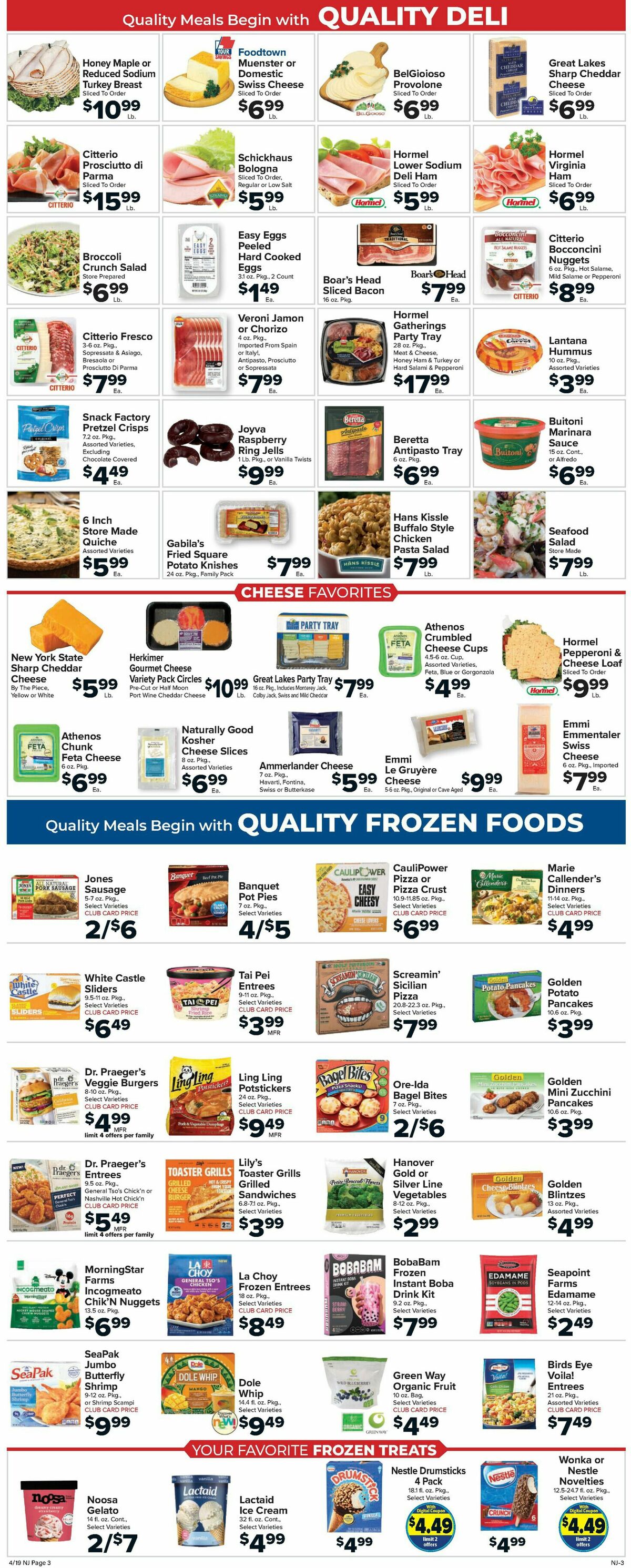 Food Town Weekly Ad from April 19