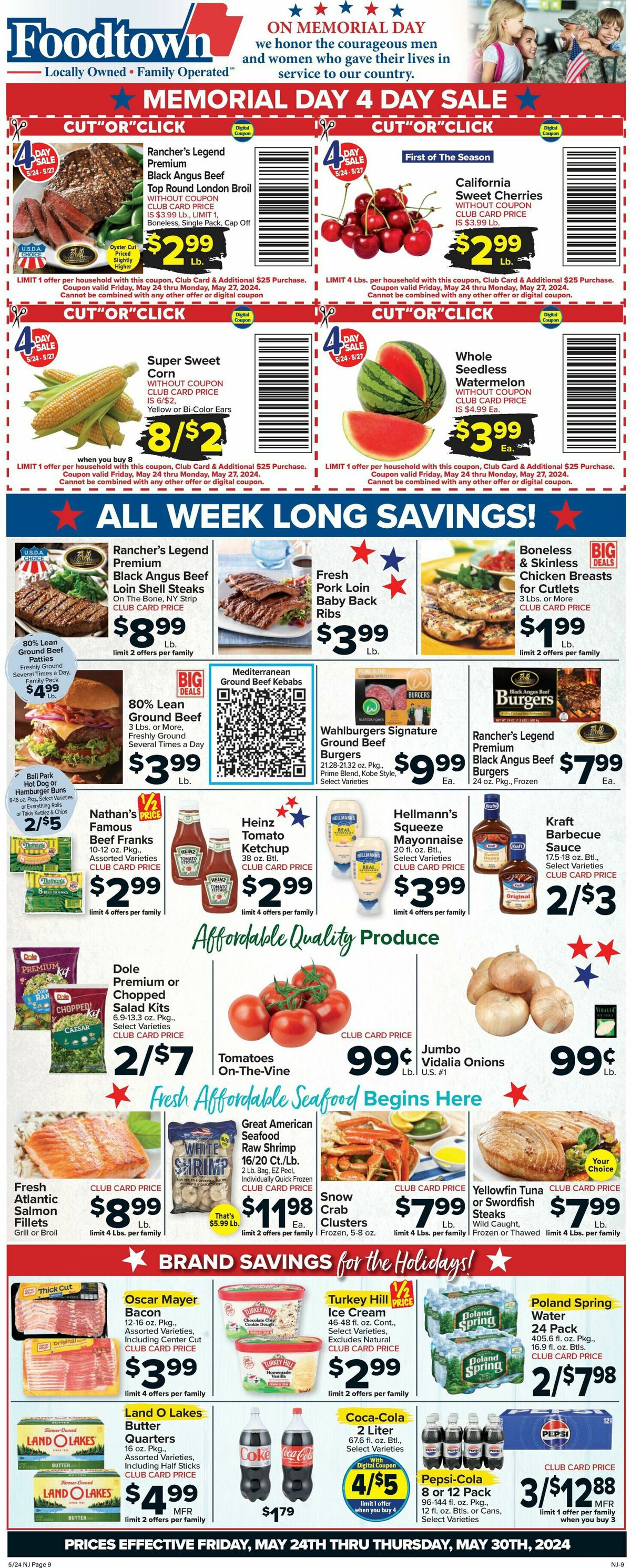 Food Town Weekly Ad from May 24