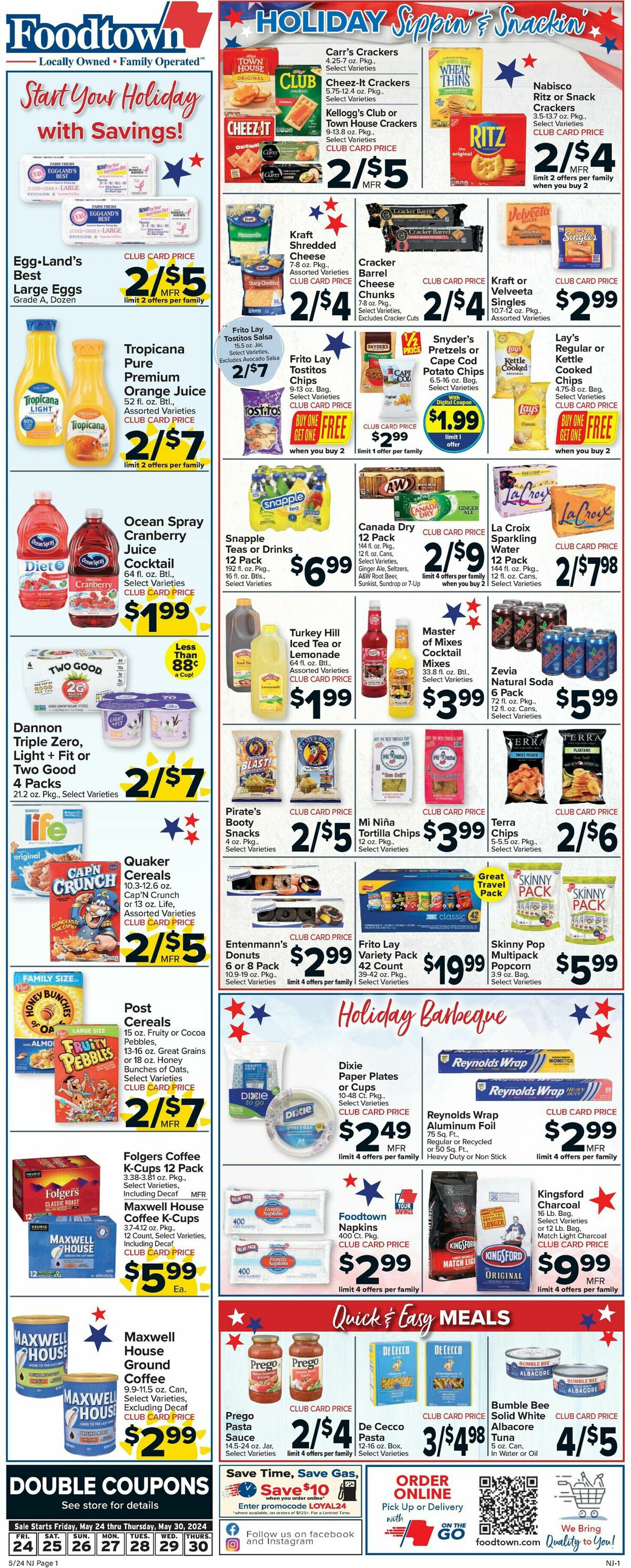 Food Town Weekly Ad from May 24