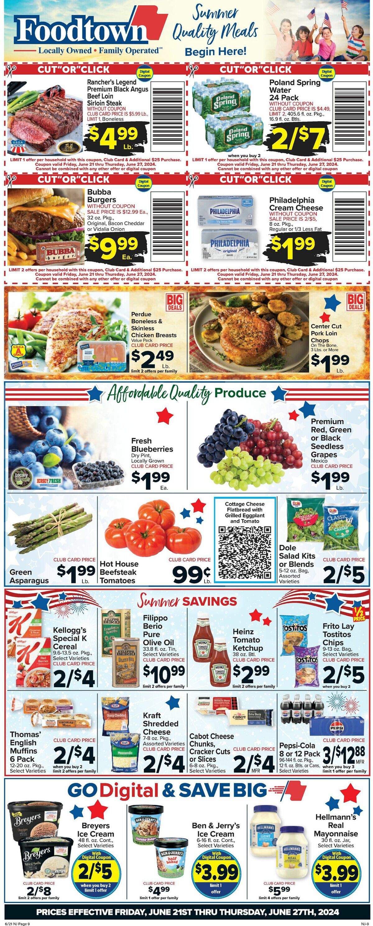 Food Town Weekly Ad from June 21