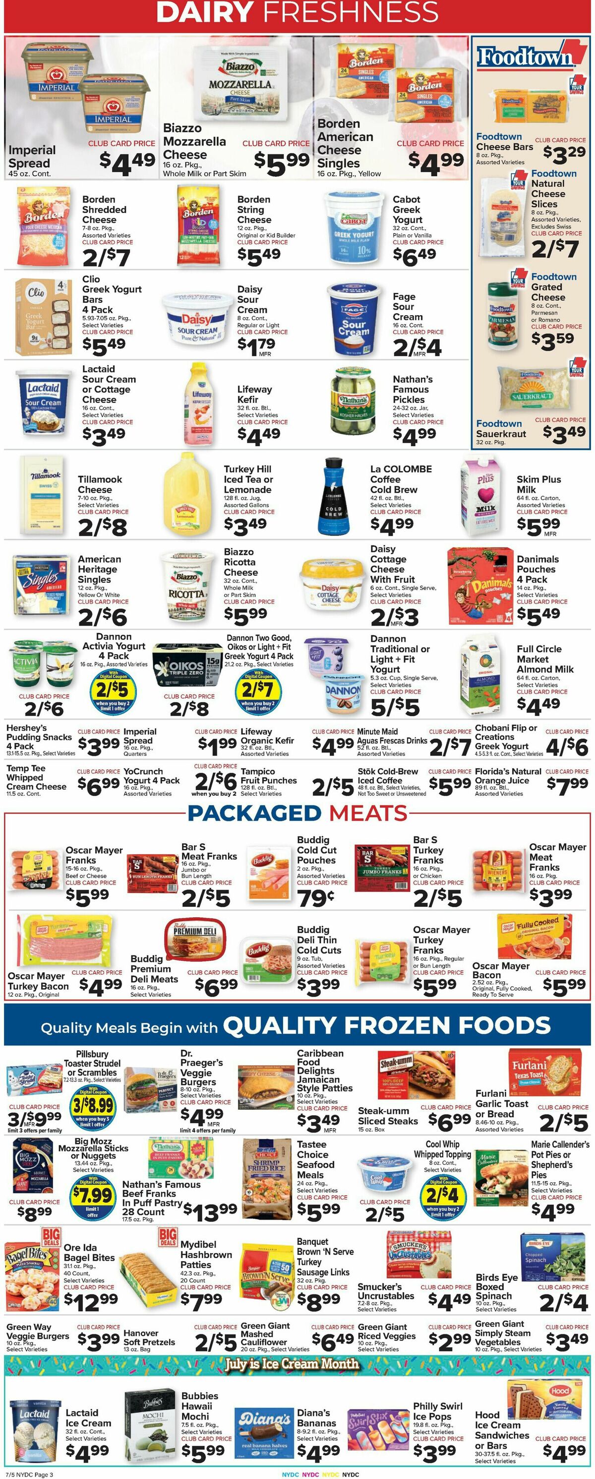 Food Town Weekly Ad from July 5