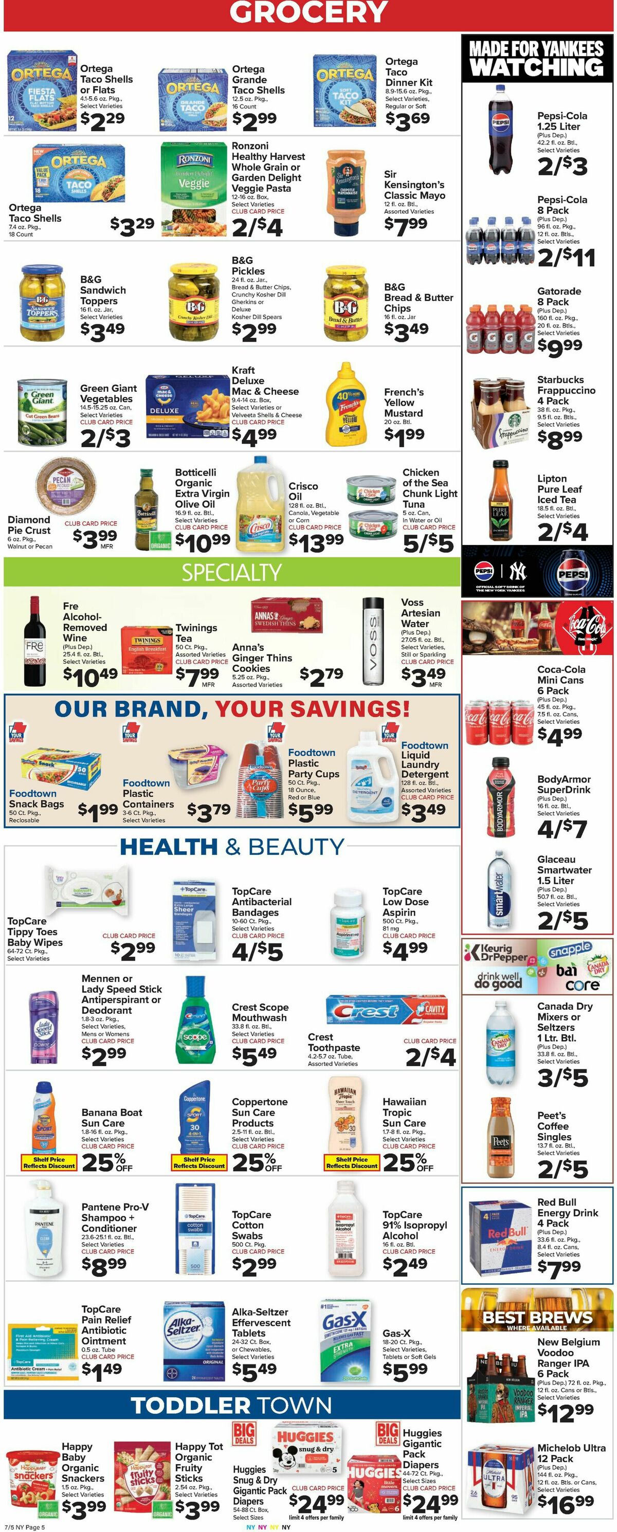 Food Town Weekly Ad from July 5