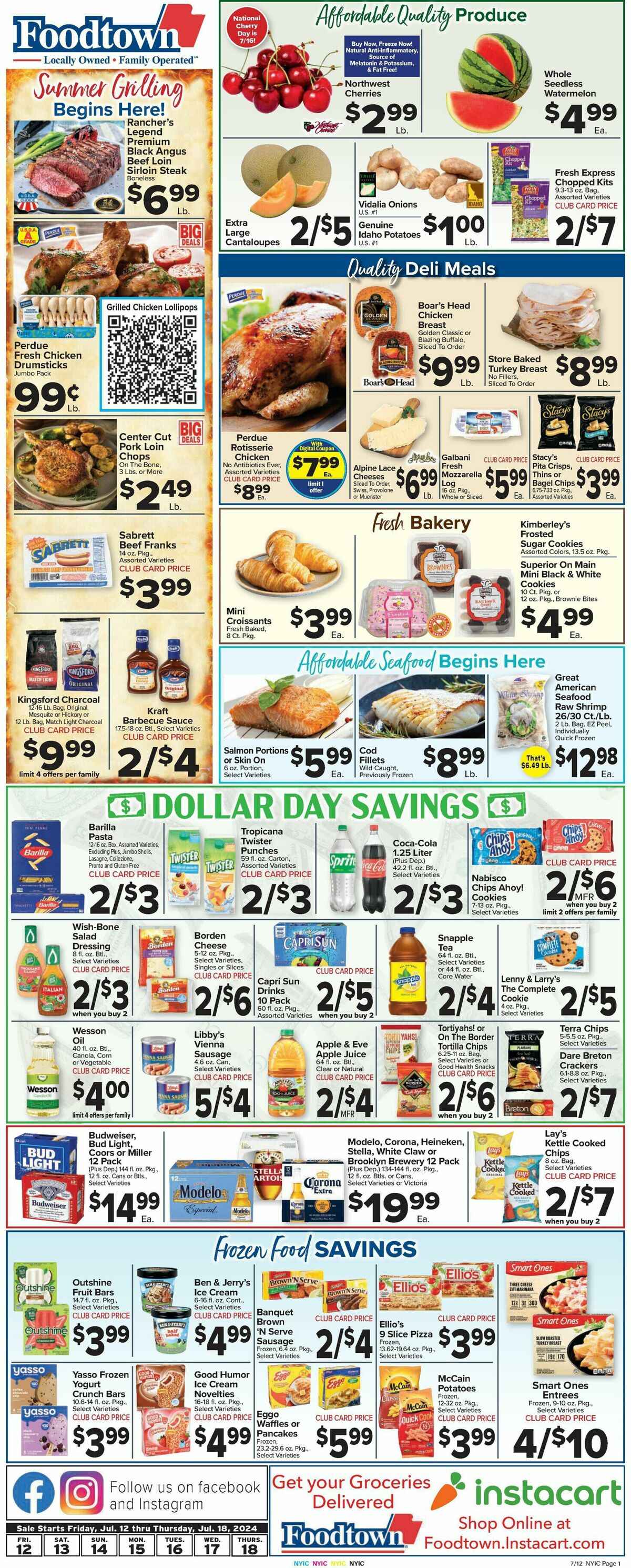 Food Town Weekly Ad from July 12