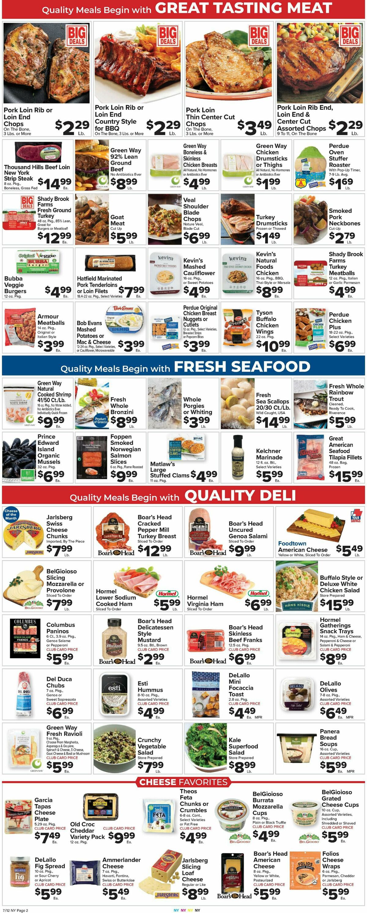 Food Town Weekly Ad from July 12