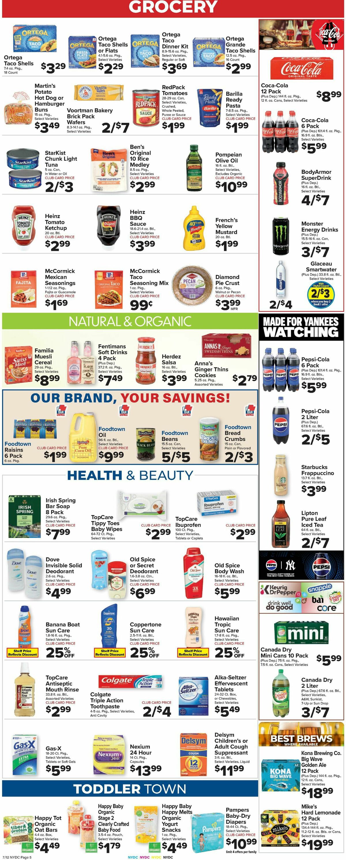 Food Town Weekly Ad from July 12